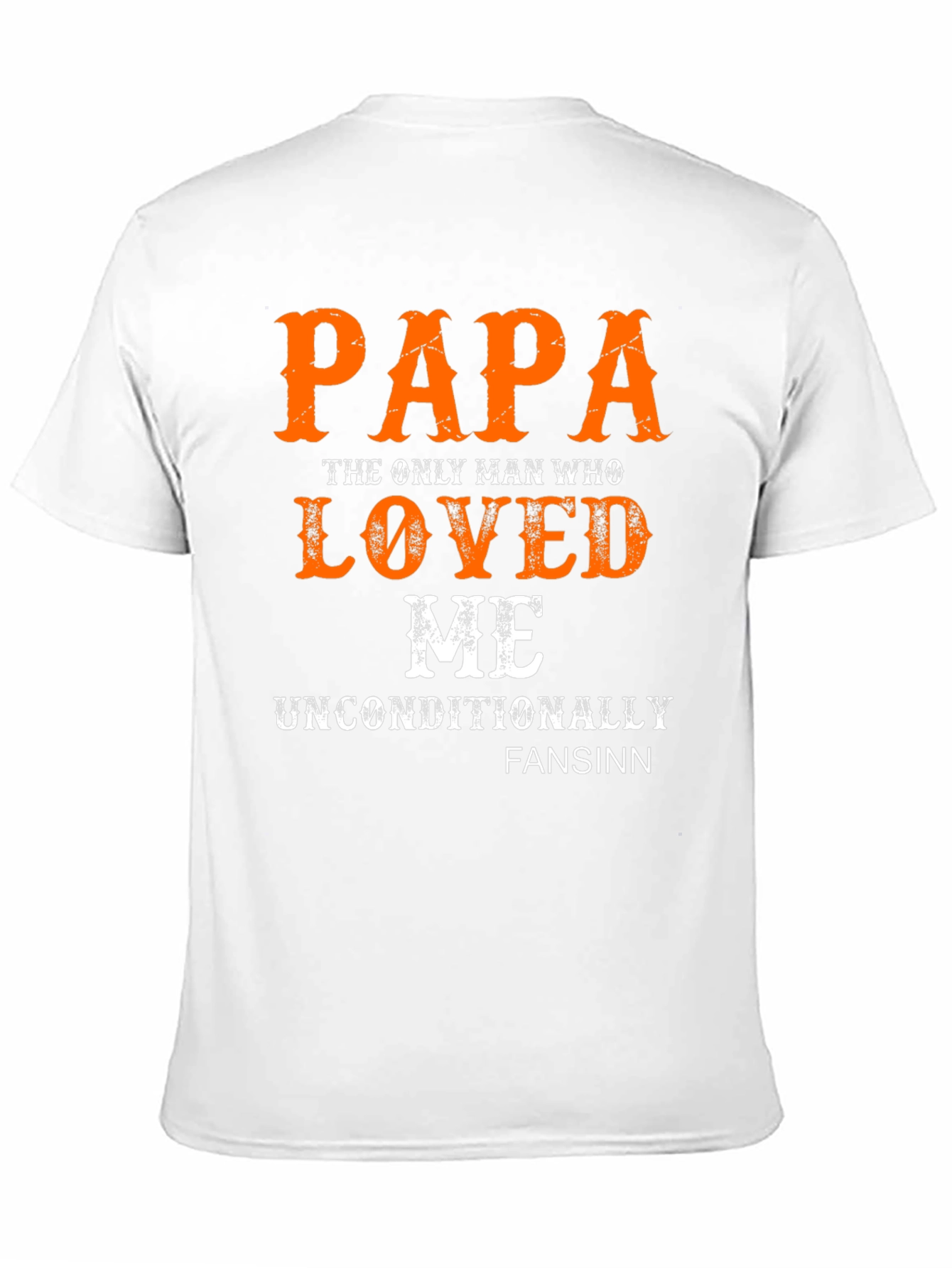 Papa Loved Me Graphic Tee - Unisex Black T-Shirt
