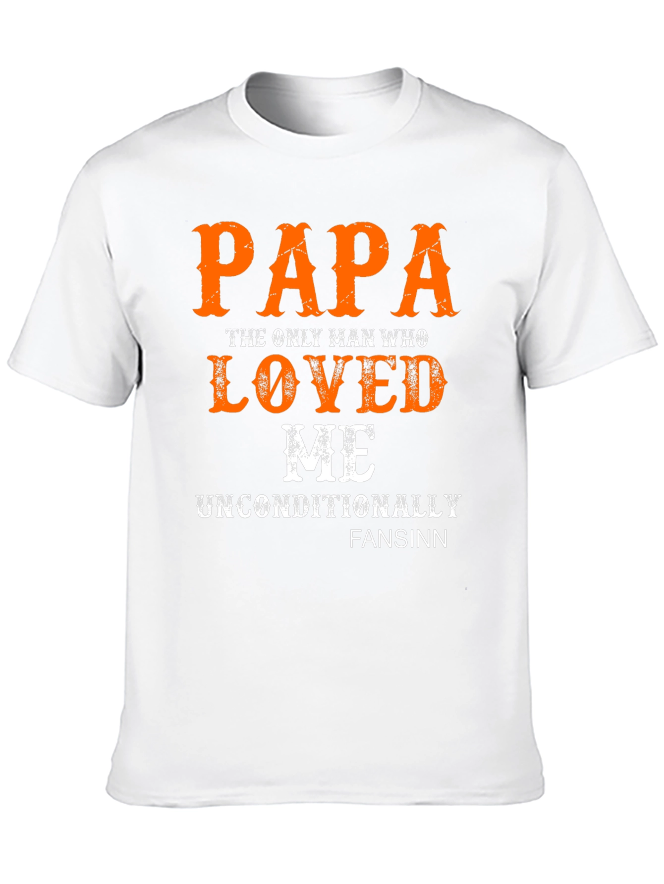Papa Loved Me Graphic Tee - Unisex Black T-Shirt