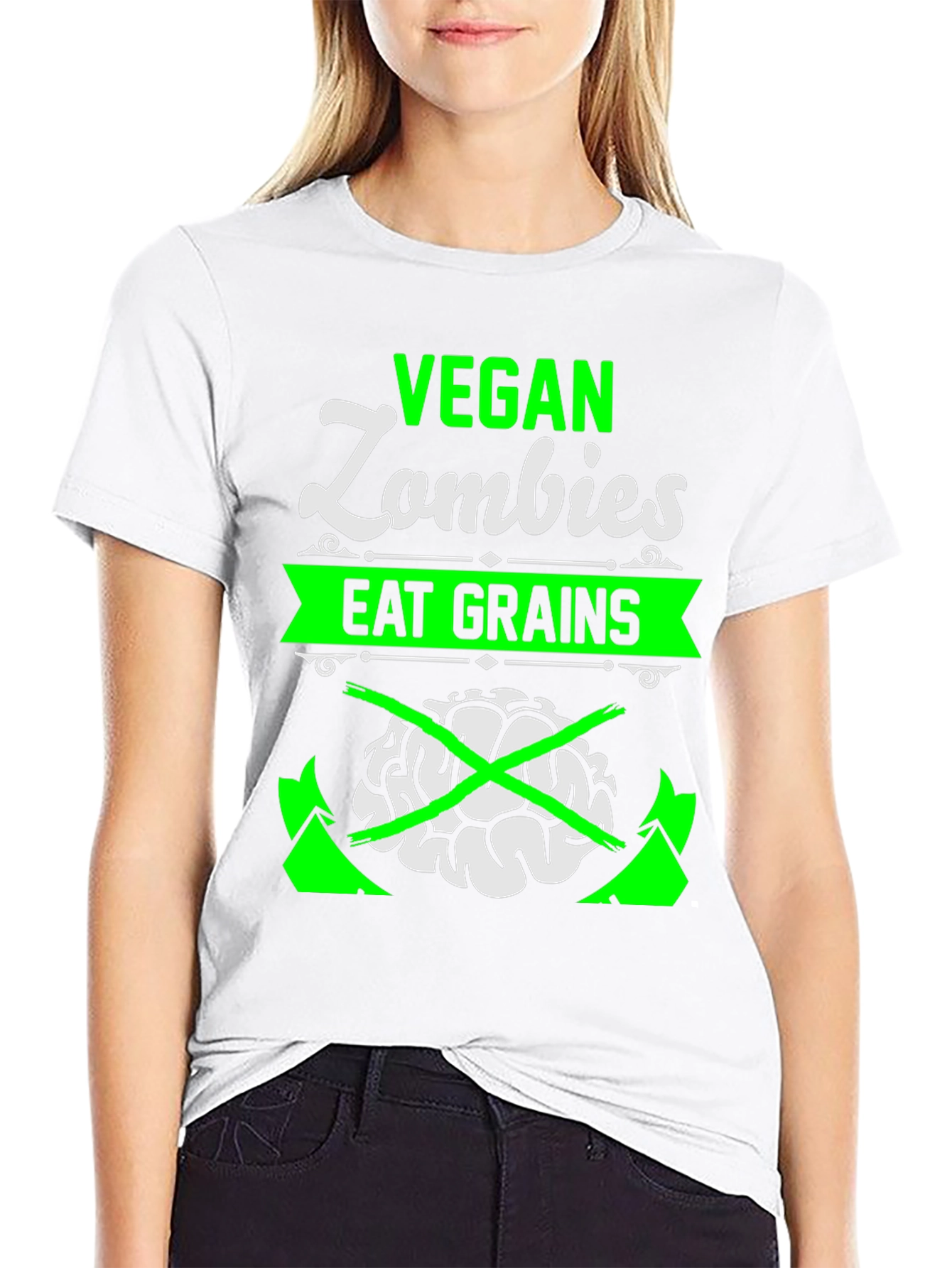Vegan Zombies Eat Grains T-Shirt
