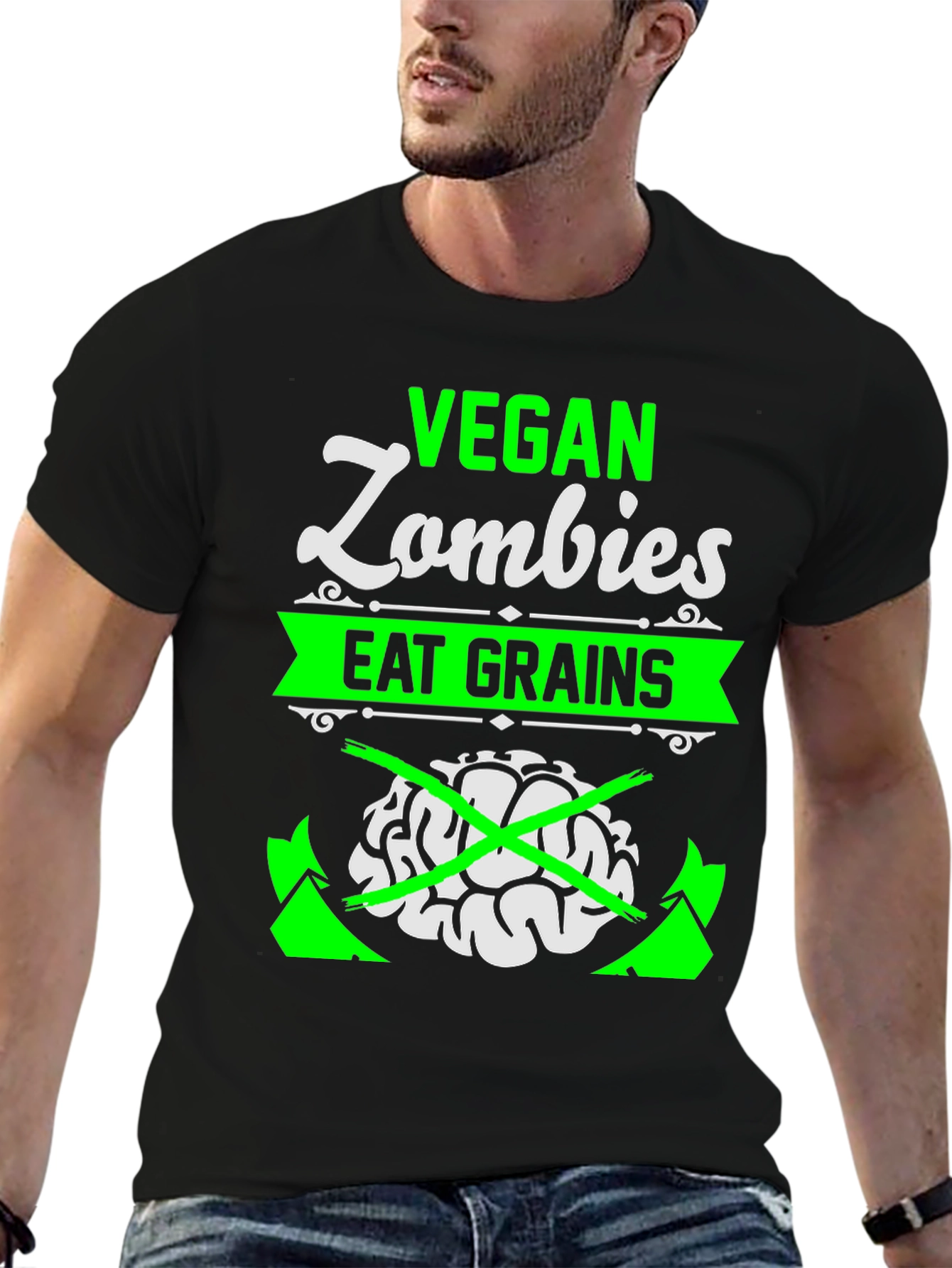 Vegan Zombies Eat Grains T-Shirt
