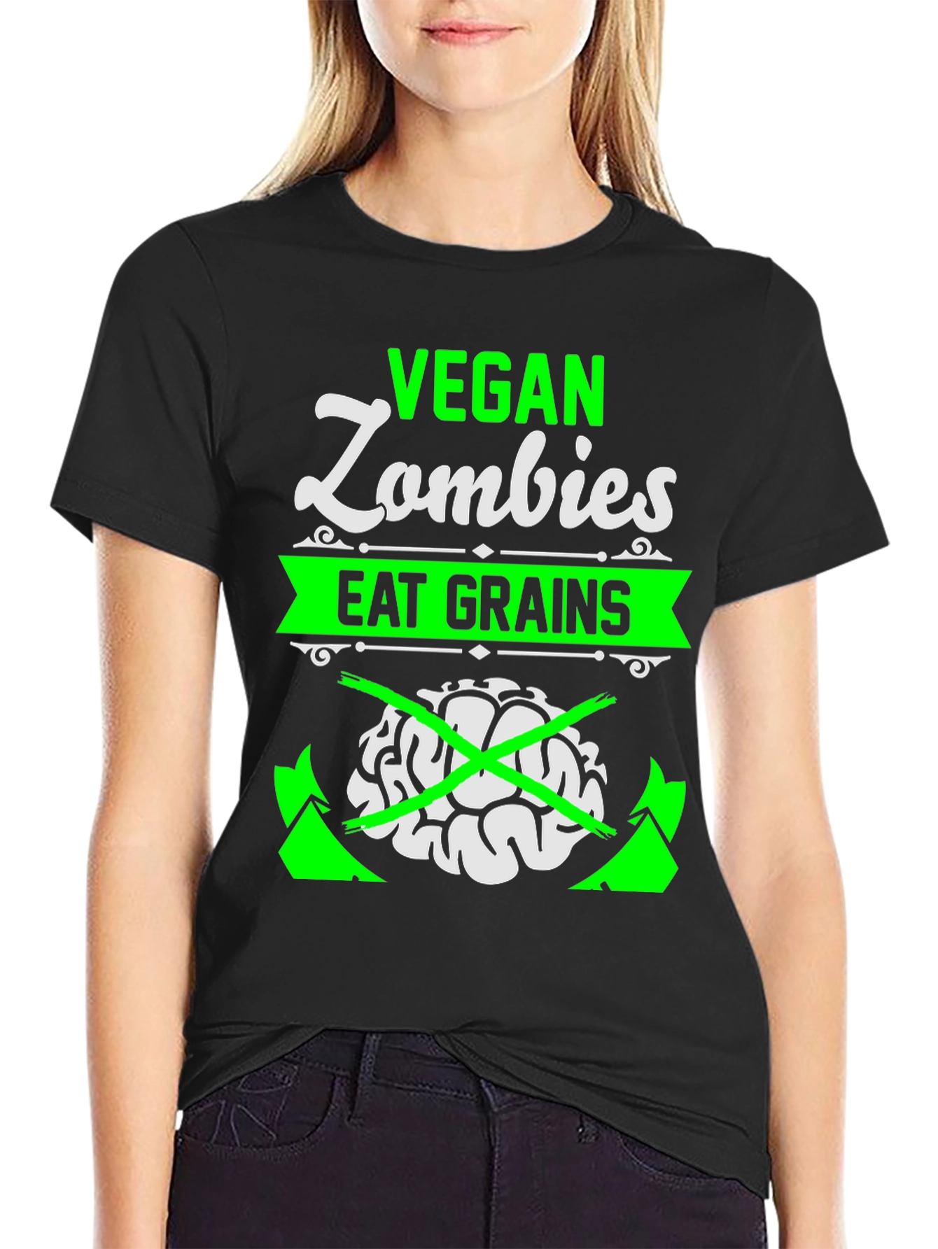 Vegan Zombies Eat Grains T-Shirt