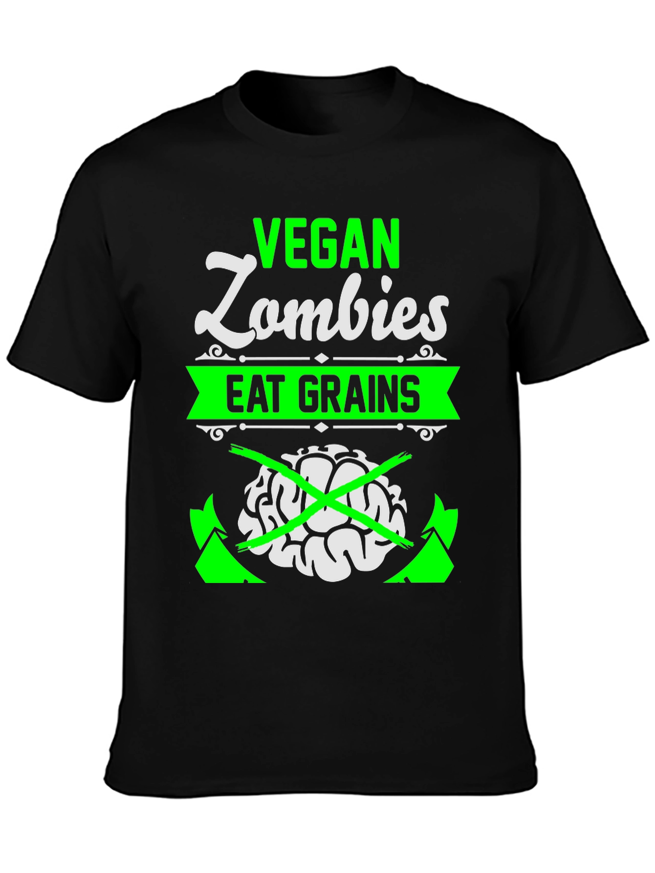 Vegan Zombies Eat Grains T-Shirt