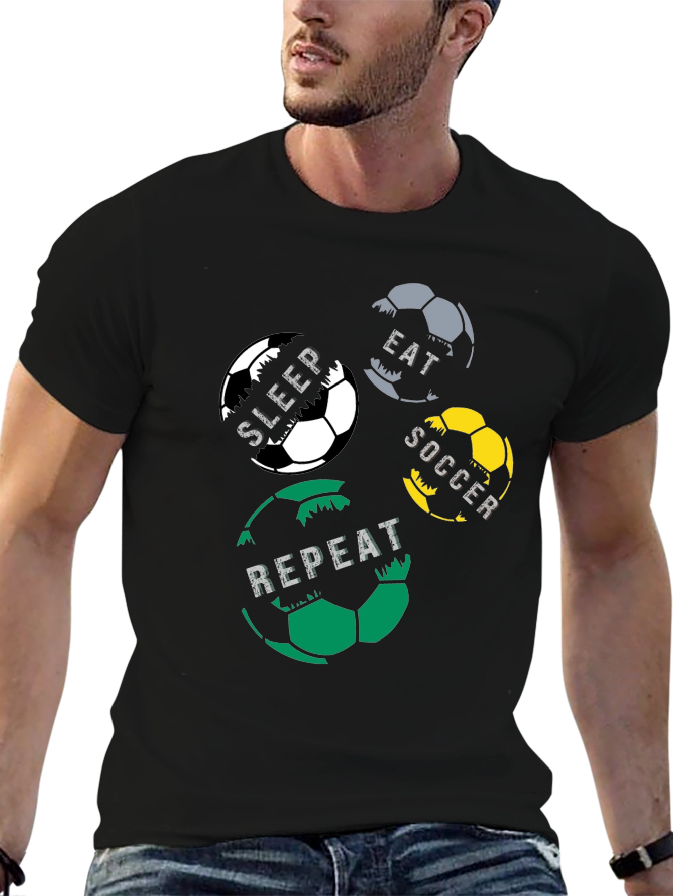 Eat Sleep Soccer Repeat T-Shirt