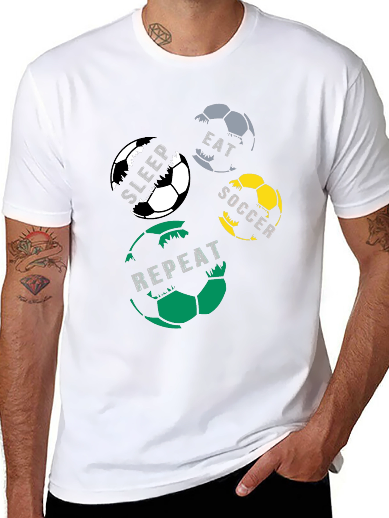 Eat Sleep Soccer Repeat T-Shirt