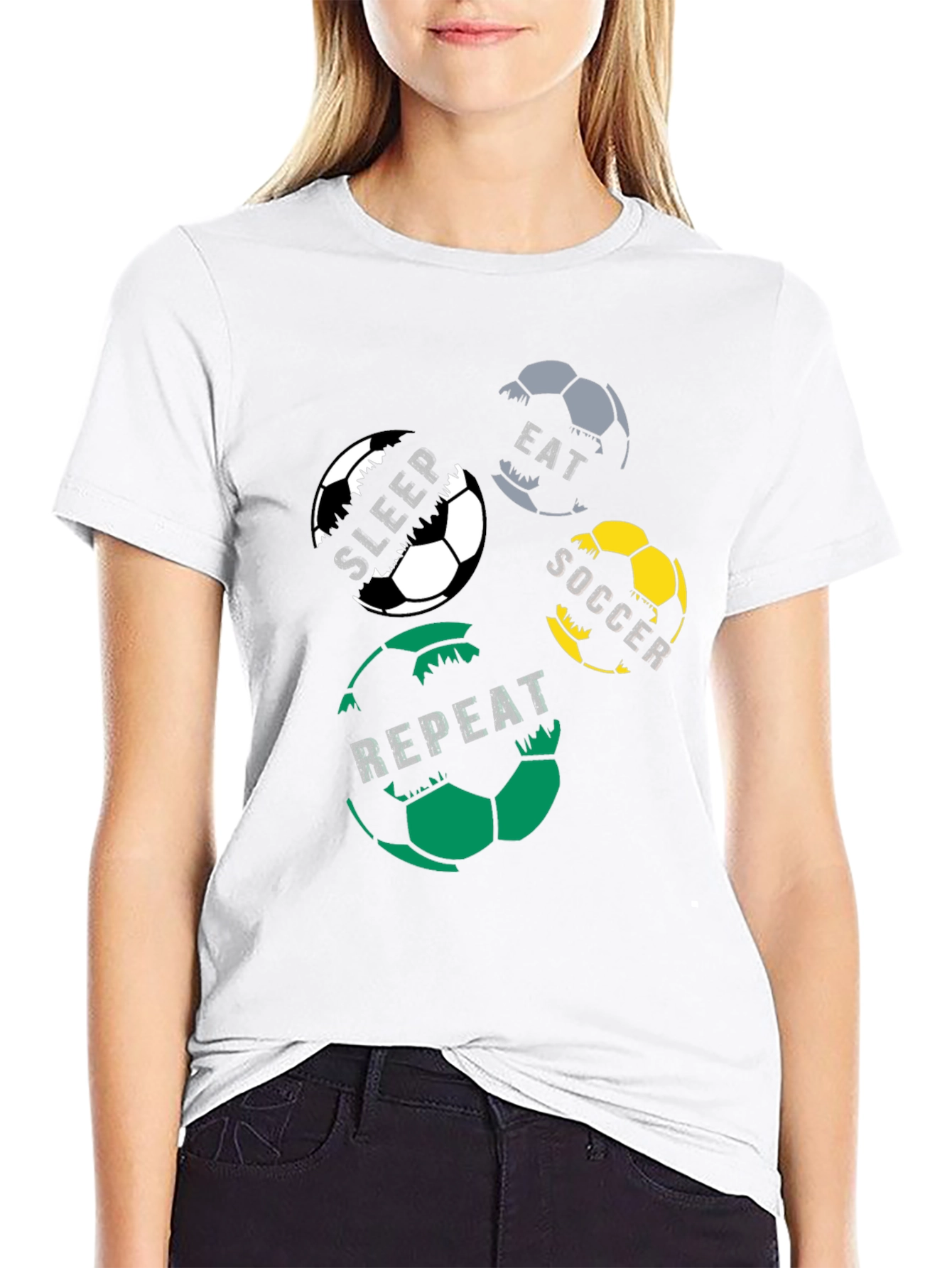Eat Sleep Soccer Repeat T-Shirt