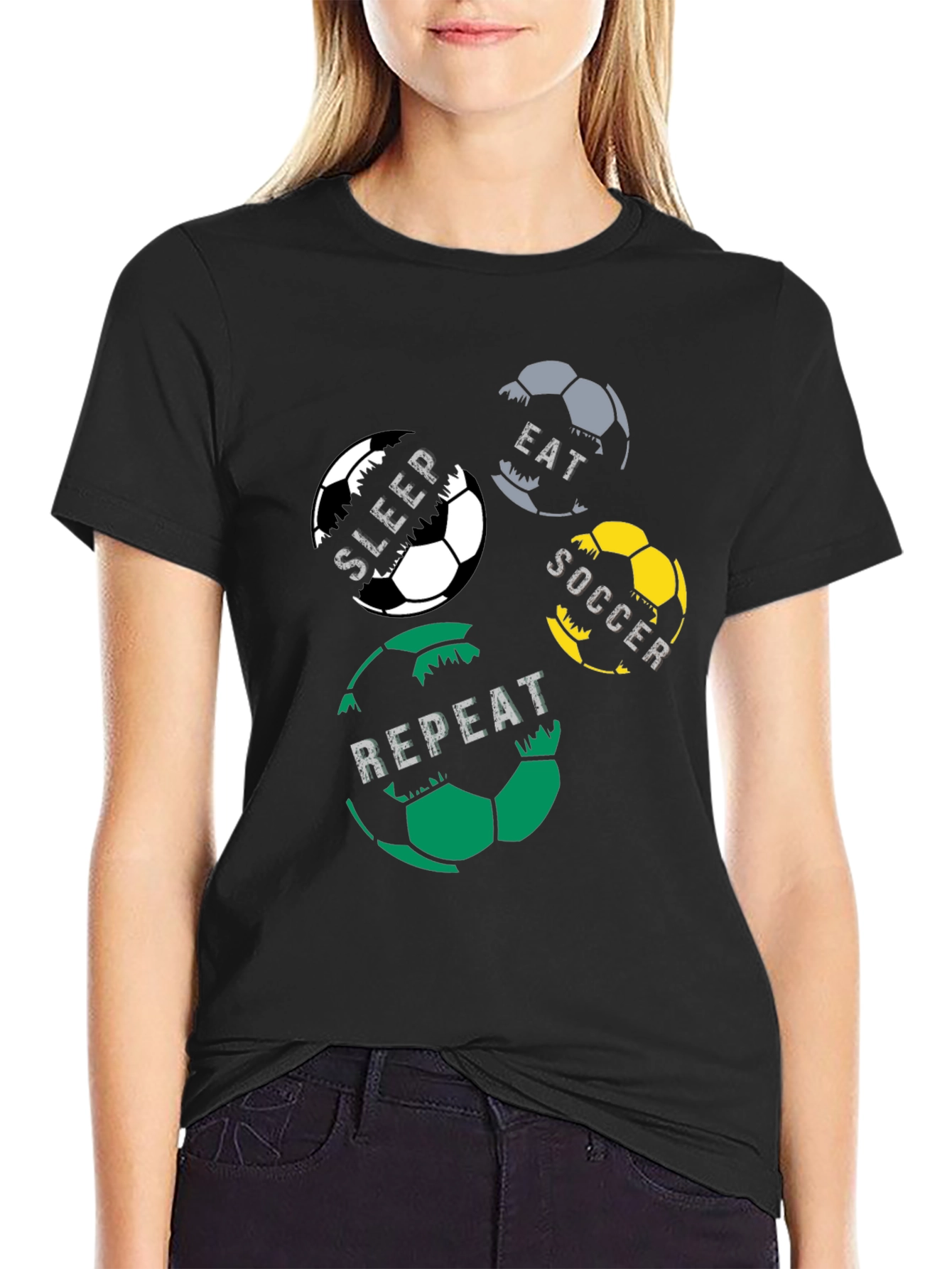 Eat Sleep Soccer Repeat T-Shirt