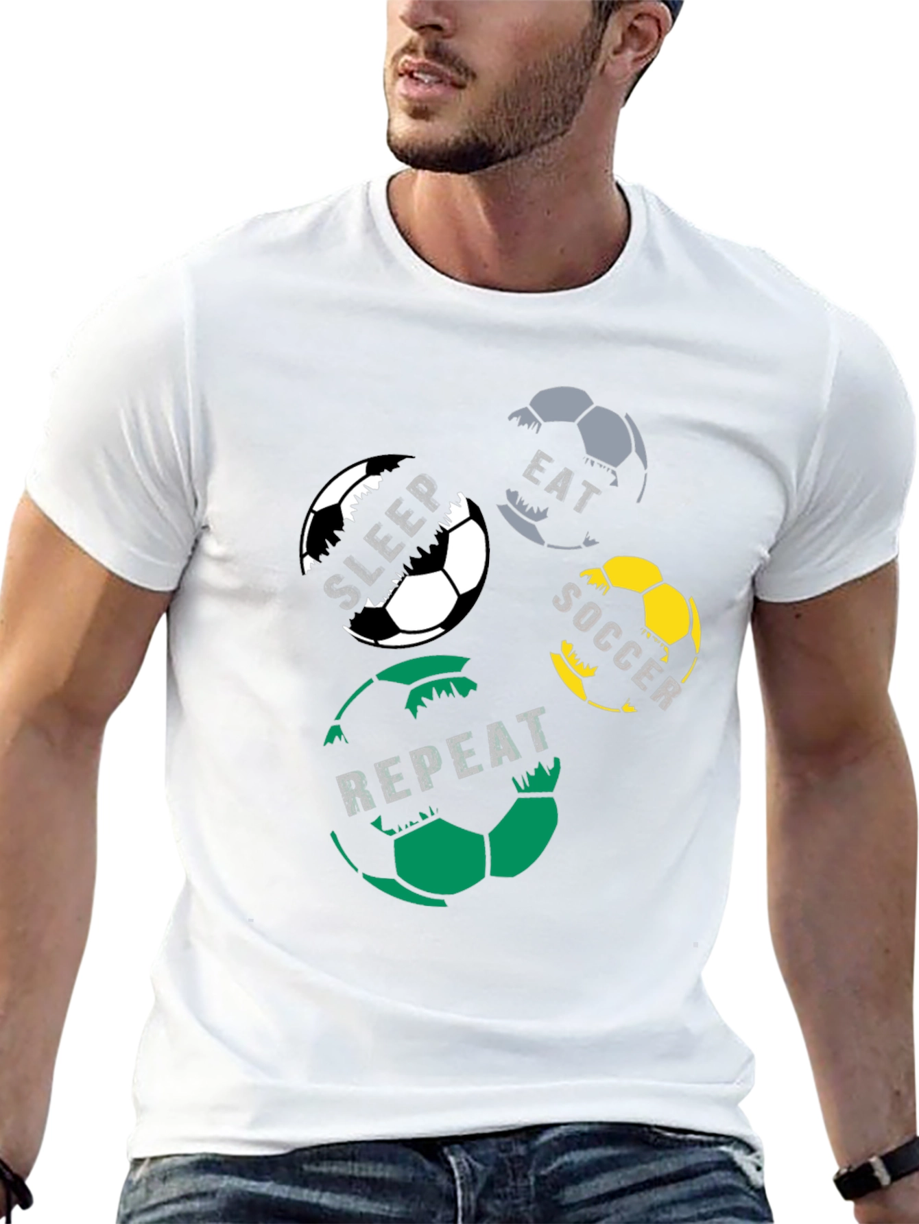 Eat Sleep Soccer Repeat T-Shirt