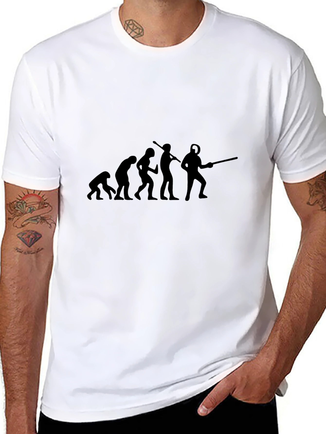 Evolution of Gaming Black T-Shirt