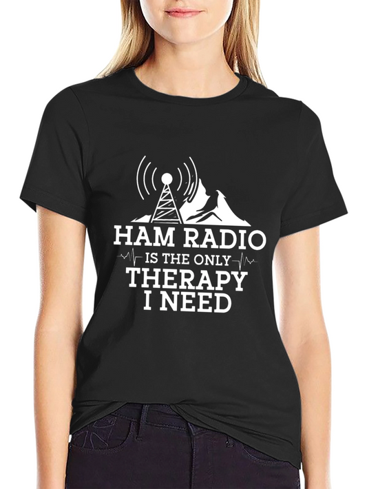 Ham Radio Therapy T-Shirt - Hobbyist Apparel
