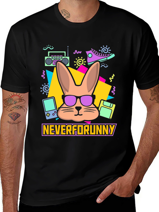 Neverforunny Bunny Retro T-Shirt