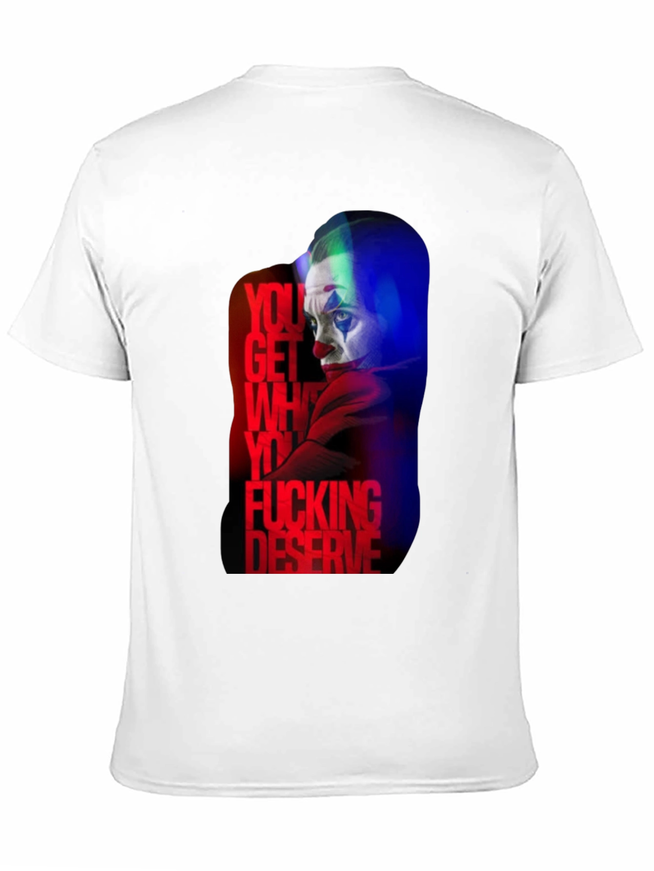 Joker Deserve Graphic Print Black T-Shirt