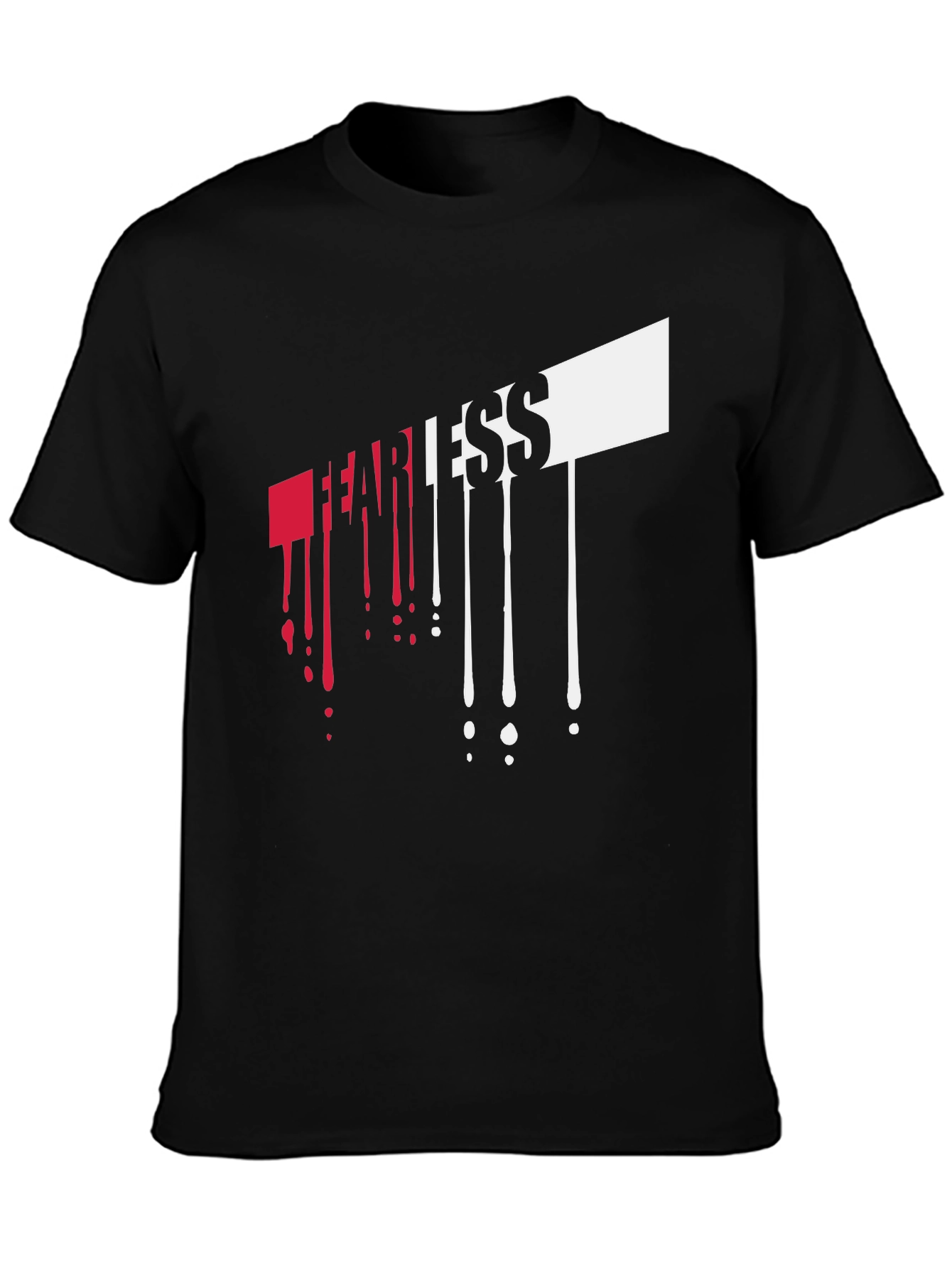 Fearless Drip Graphic Tee - Bold Style
