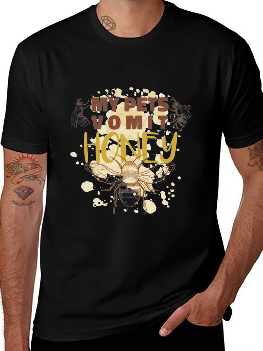 My Pets Vomit Honey Graphic T-Shirt