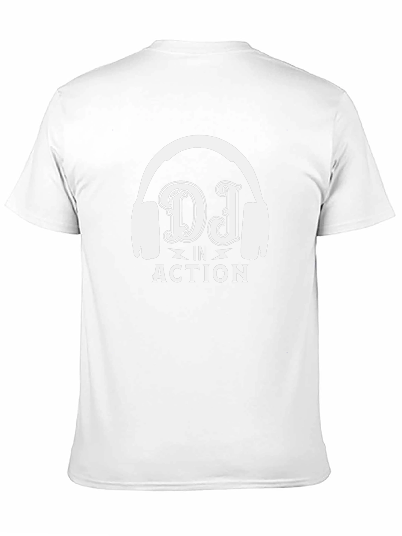 DJ in Action Graphic T-Shirt - Black