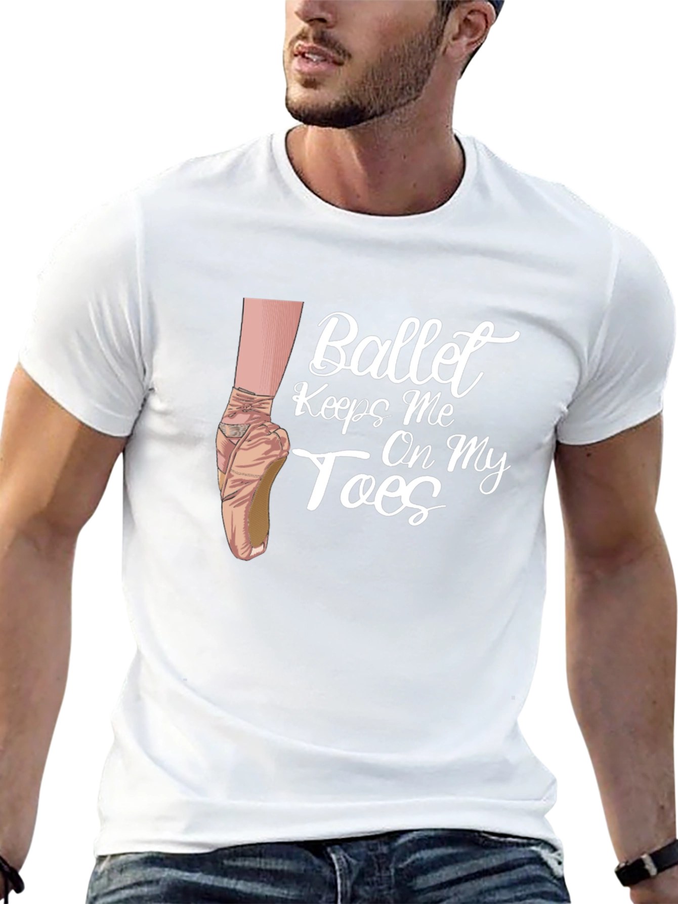 Ballet Keeps Me On My Toes Graphic T-Shirt