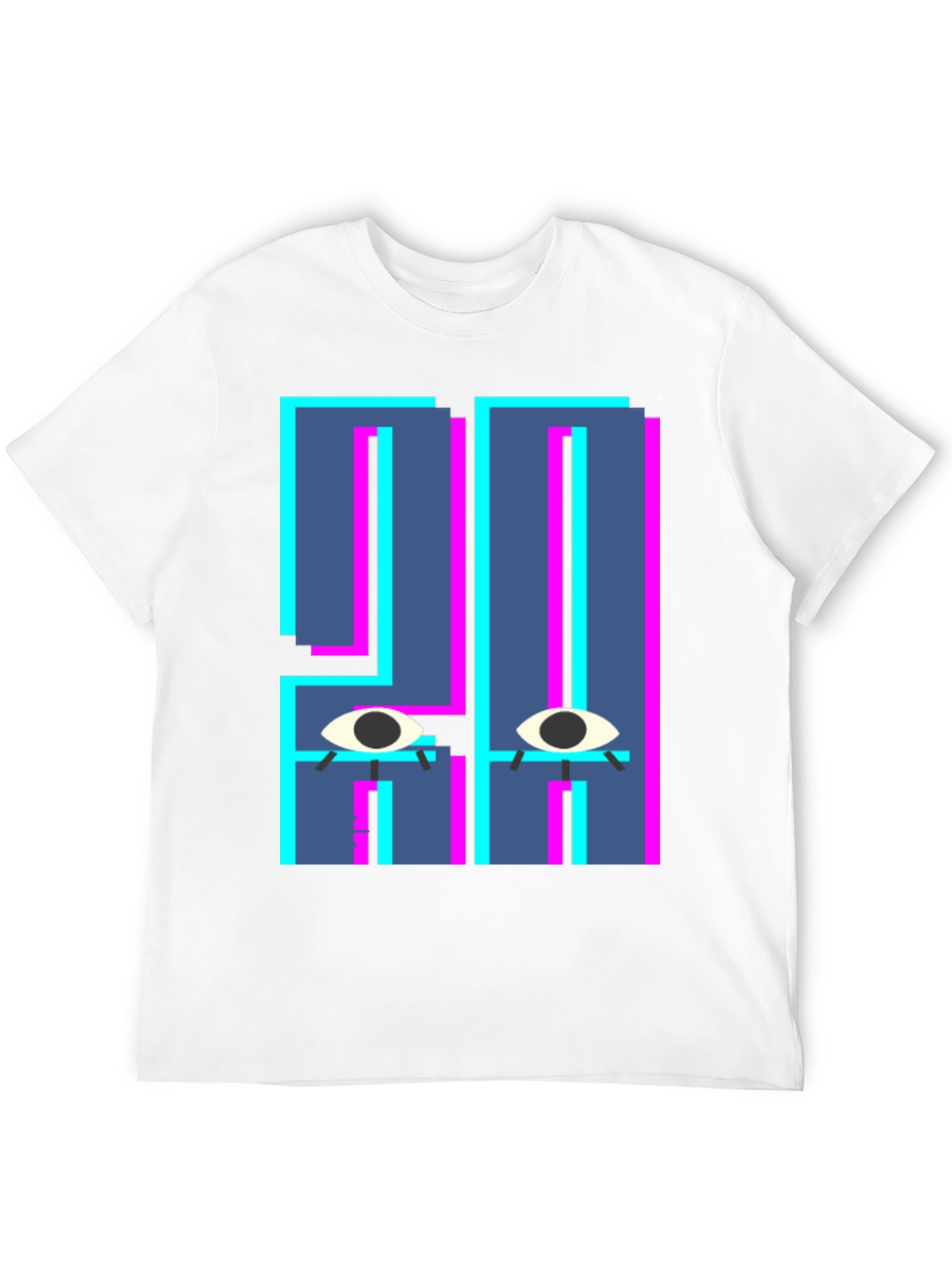 Abstract Eye Graphic T-Shirt - Unique Design