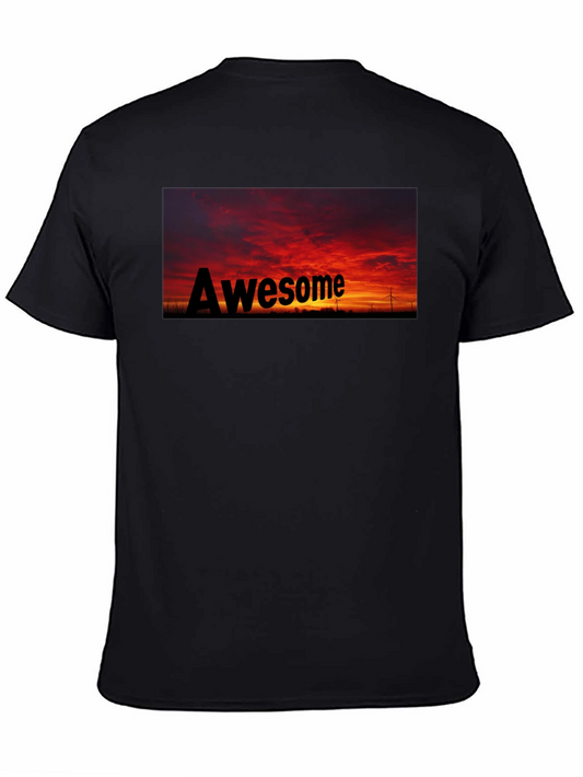 Awesome Sunset Graphic T-Shirt - Trendy & Stylish
