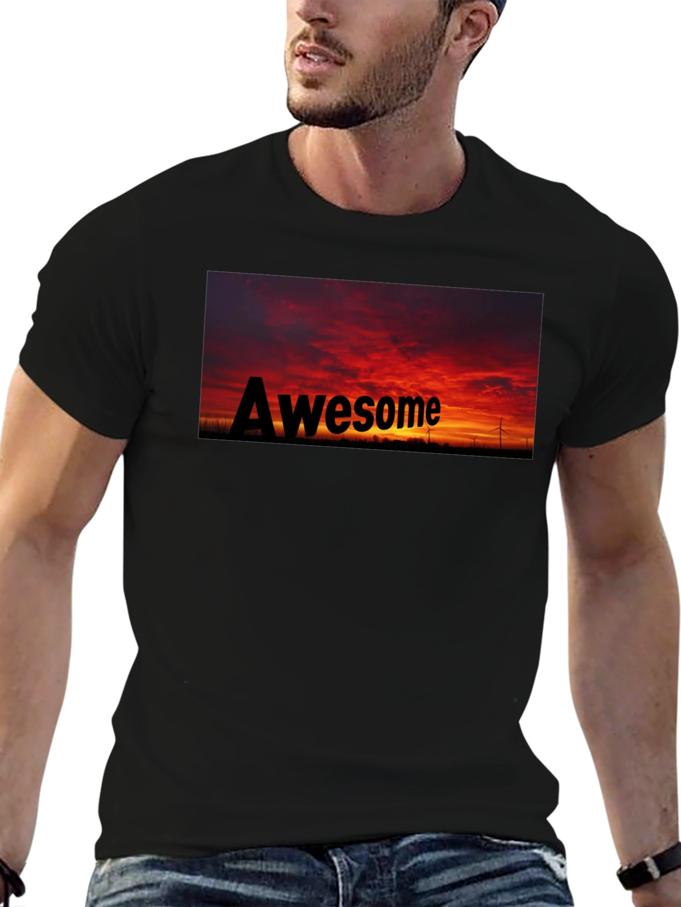 Awesome Sunset Graphic T-Shirt - Trendy & Stylish