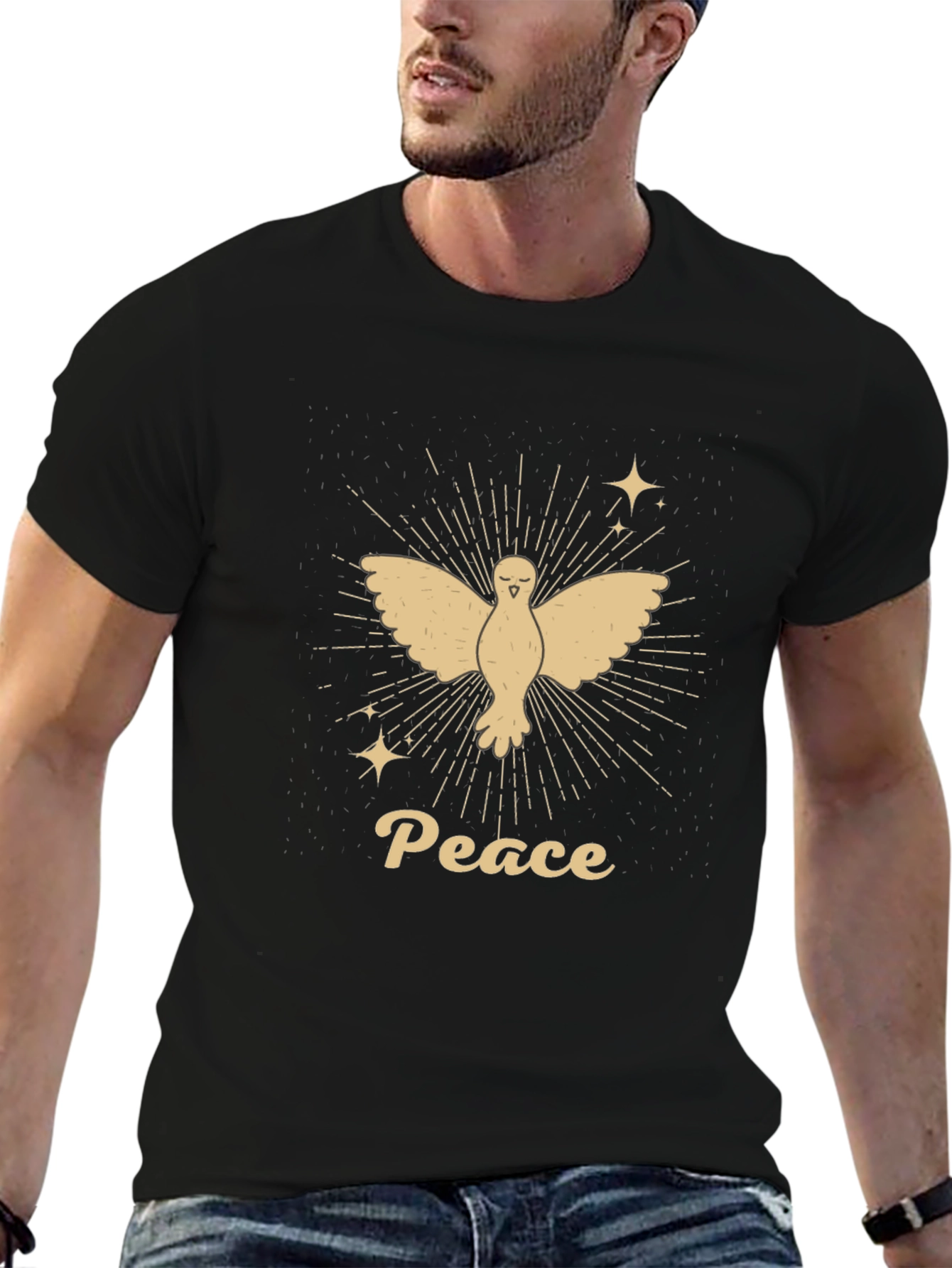 Peace Dove Graphic T-Shirt - Stylish & Comfortable