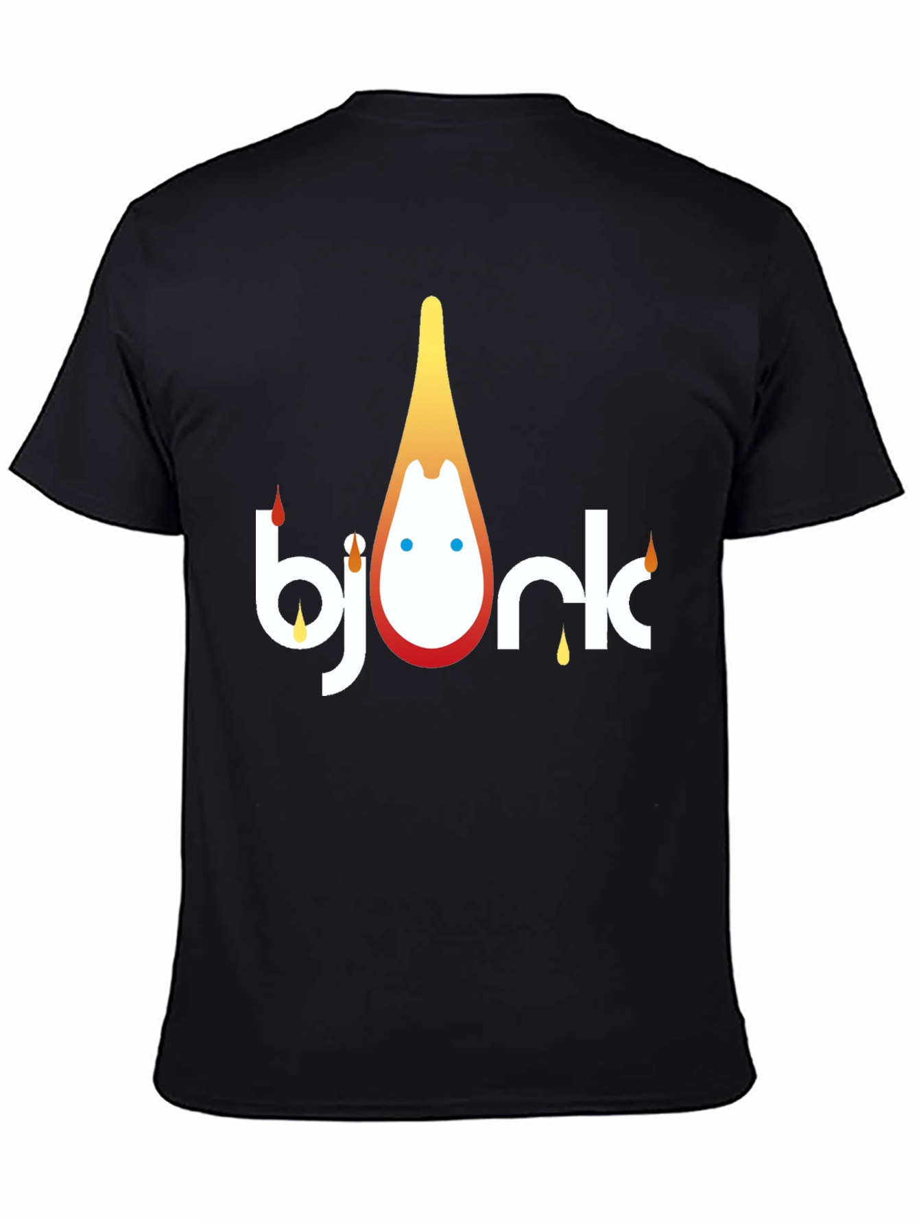 Bjork Graphic Print T-Shirt - Stylish Black Tee