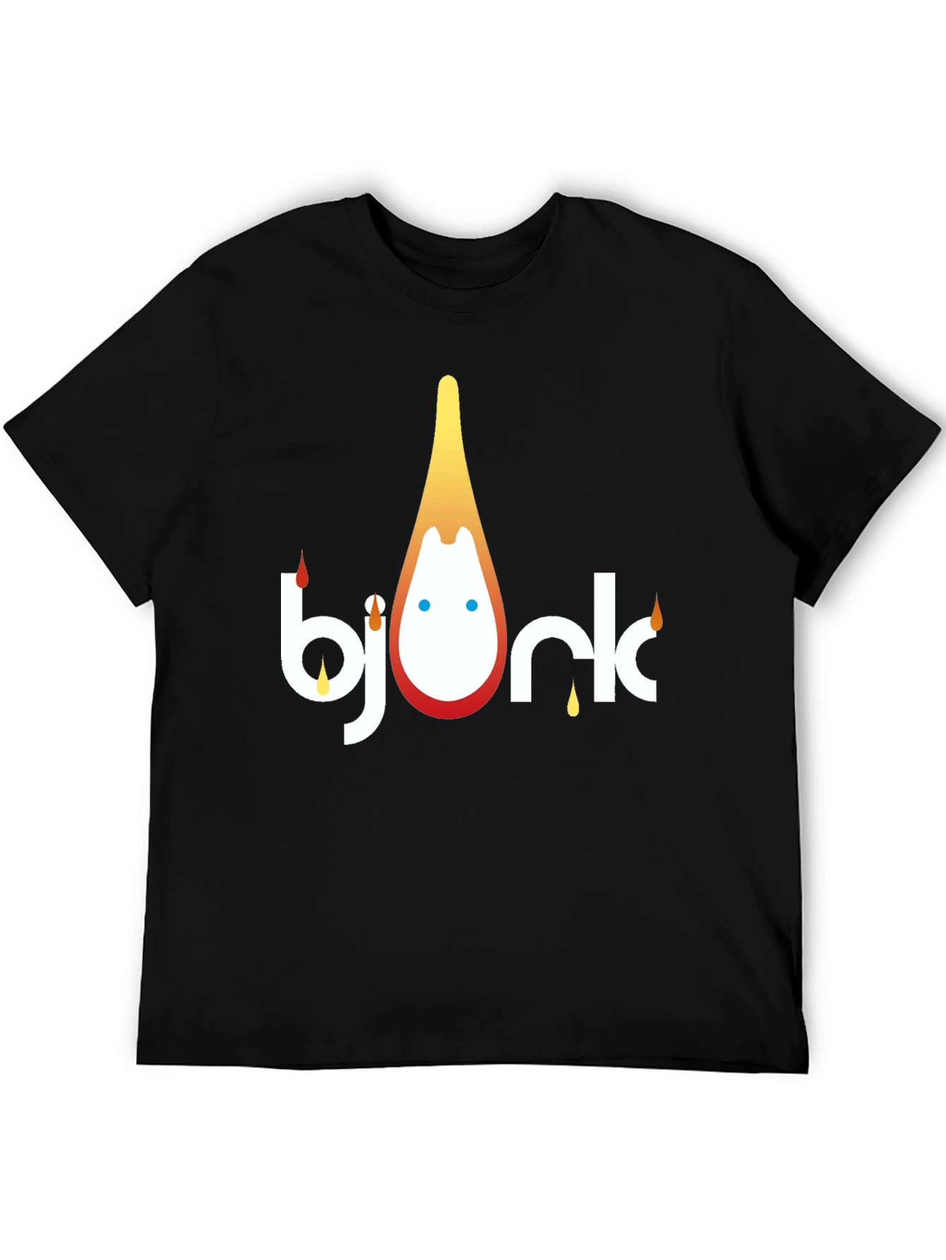 Bjork Graphic Print T-Shirt - Stylish Black Tee