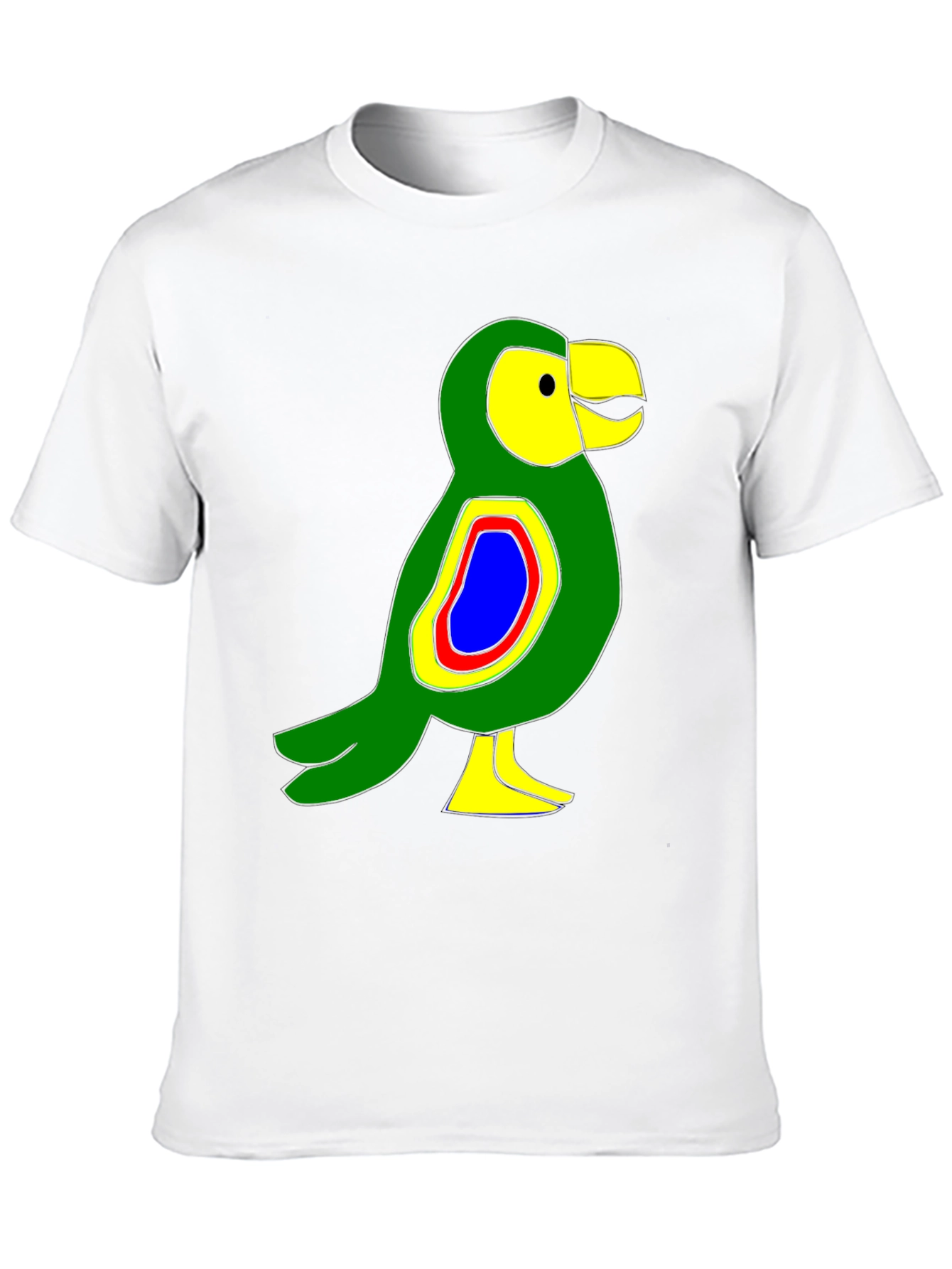 Cartoon Bird Graphic T-Shirt