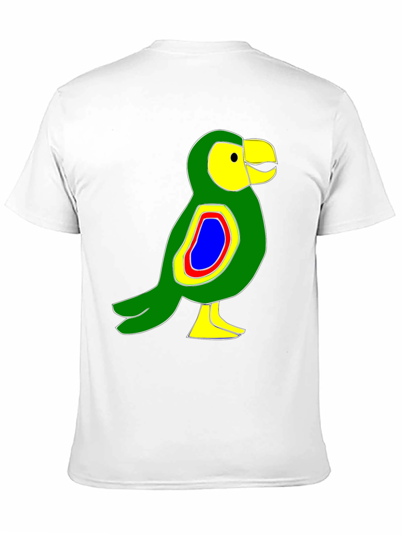 Cartoon Bird Graphic T-Shirt