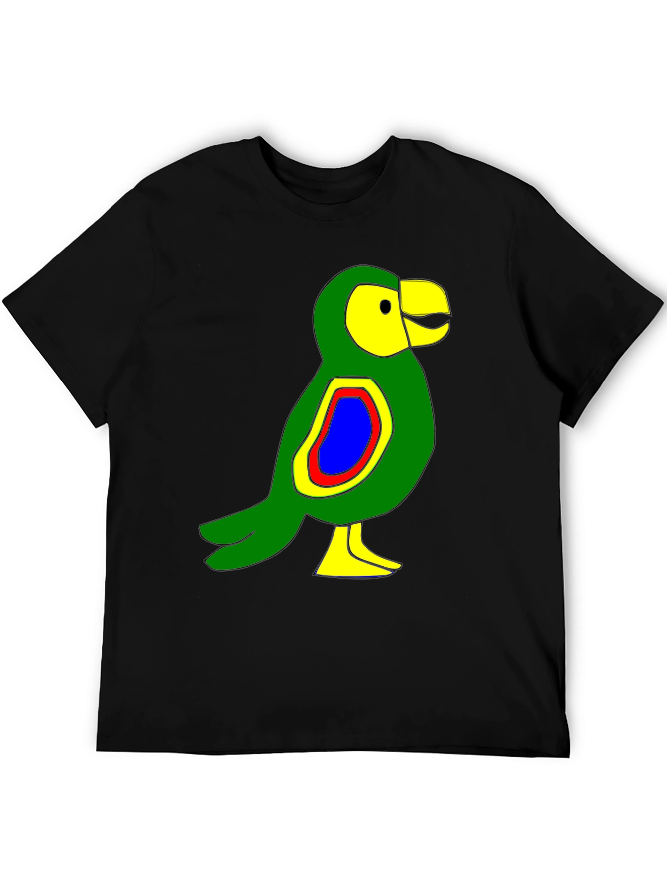 Cartoon Bird Graphic T-Shirt