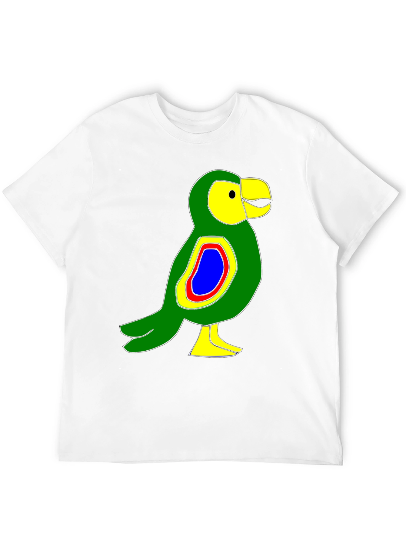 Cartoon Bird Graphic T-Shirt