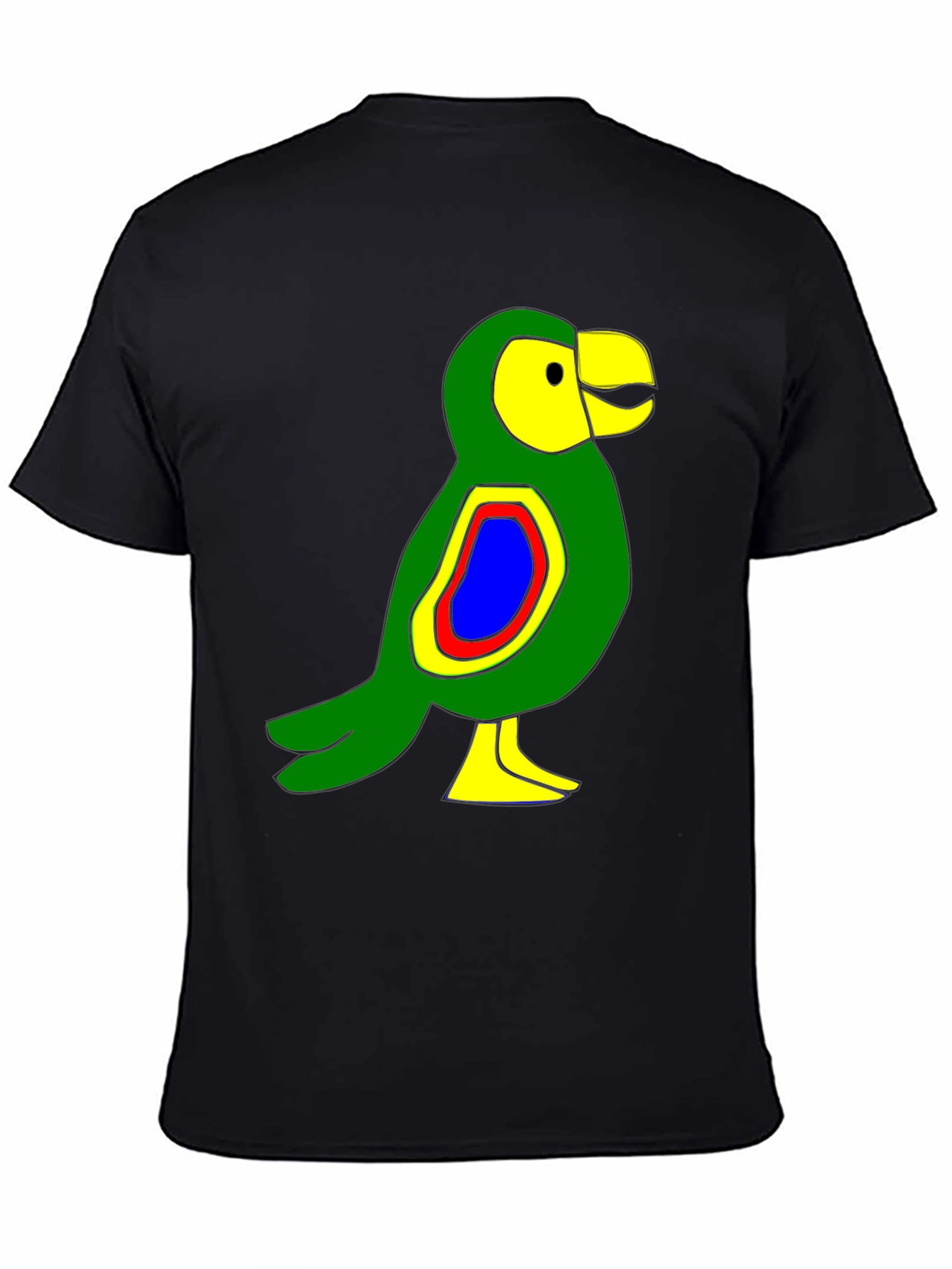 Cartoon Bird Graphic T-Shirt
