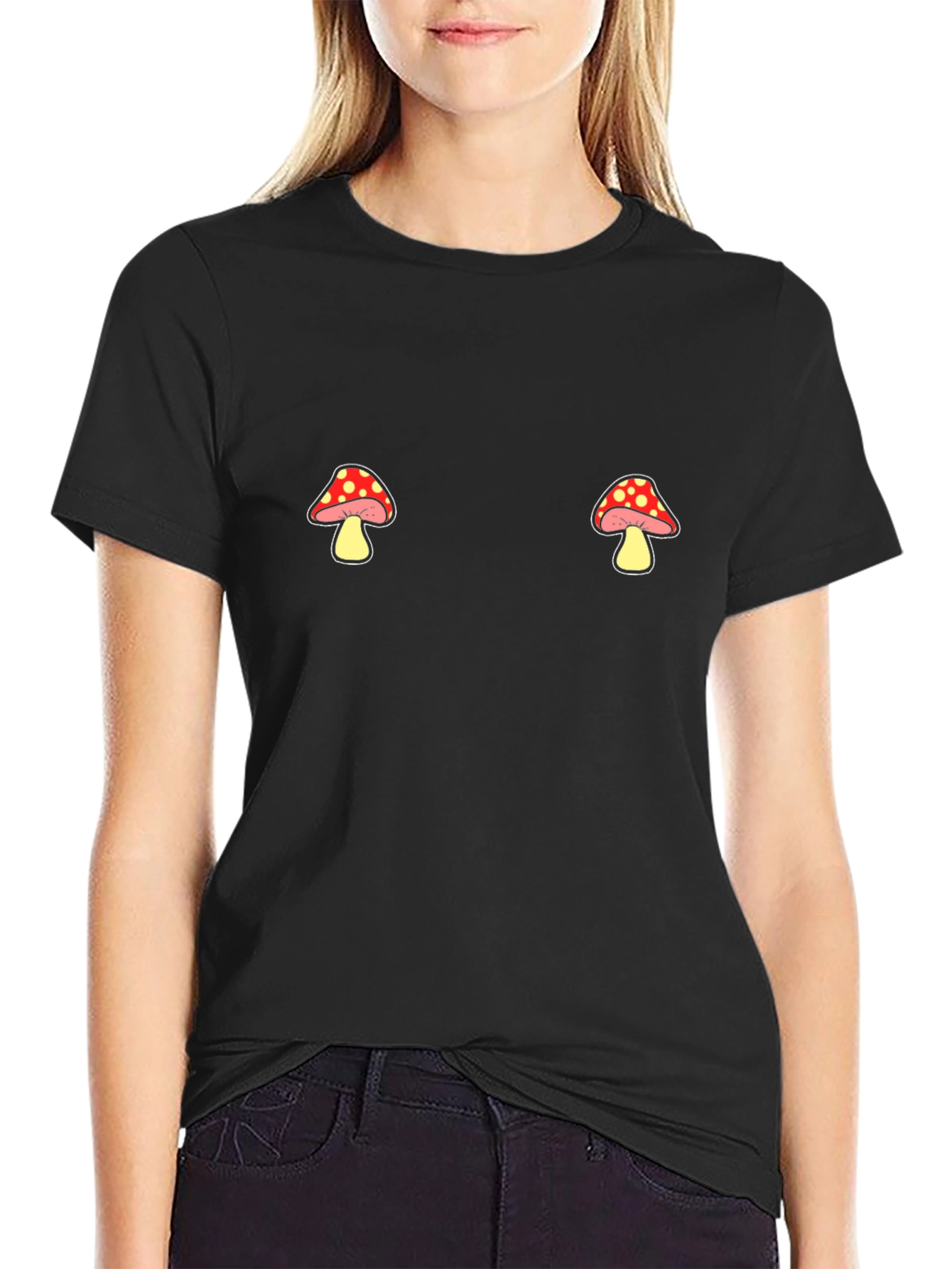 Mushroom T-Shirt - Novelty Graphic Tee