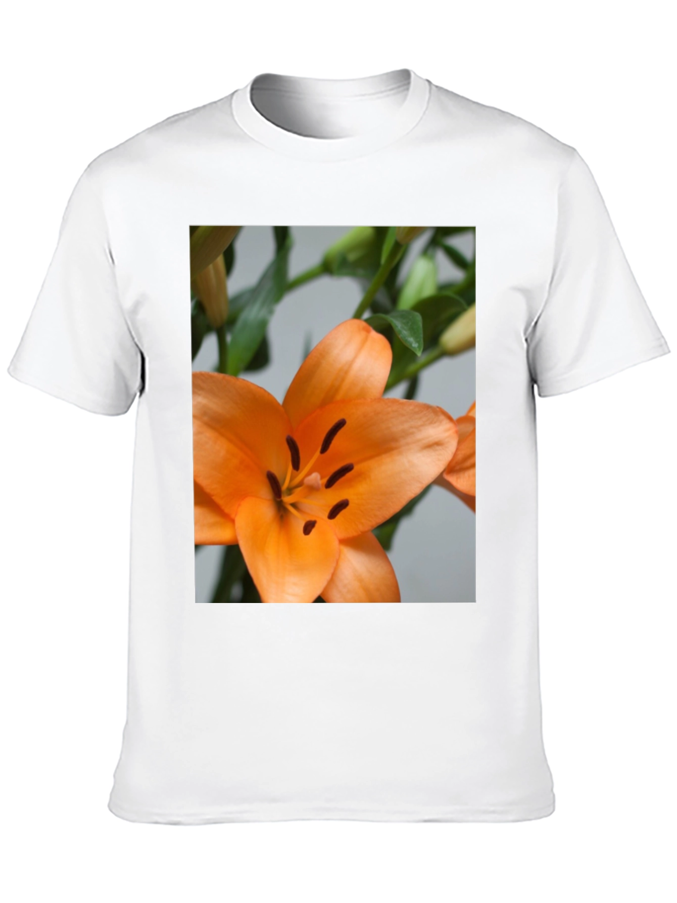 Orange Lily Graphic T-Shirt