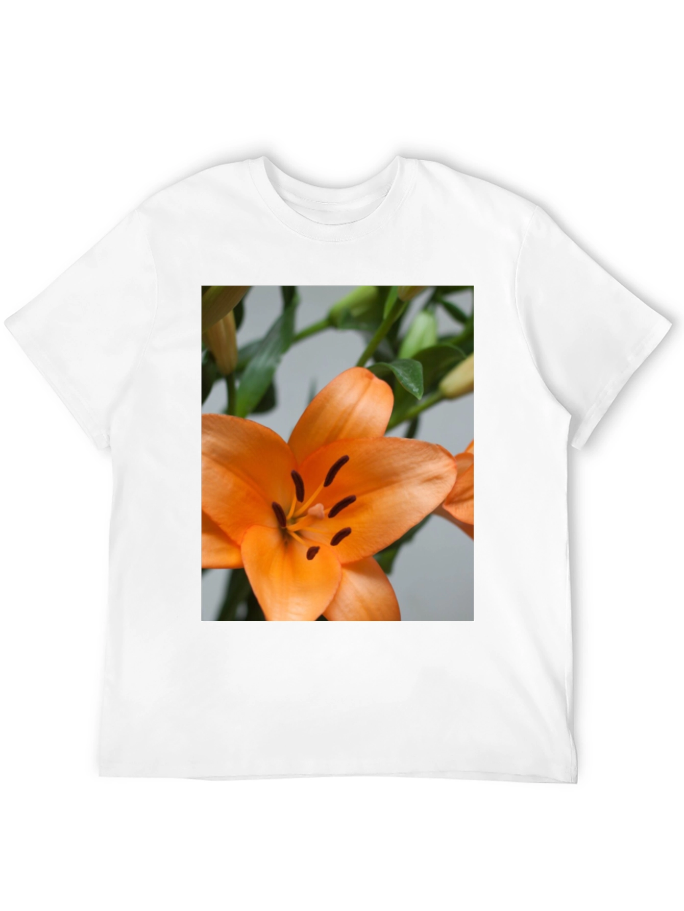 Orange Lily Graphic T-Shirt