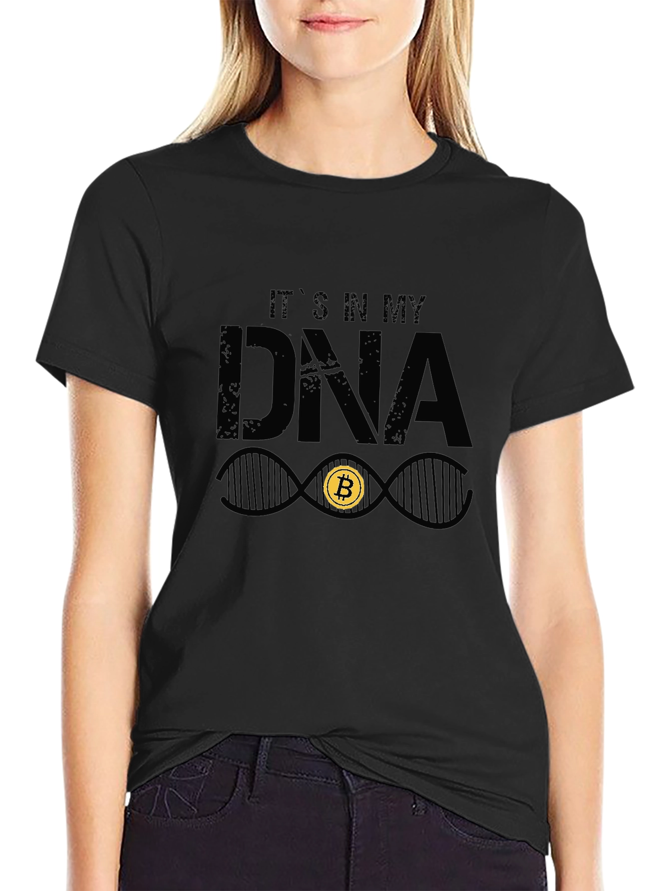 Bitcoin DNA T-Shirt Crypto Lover Tee