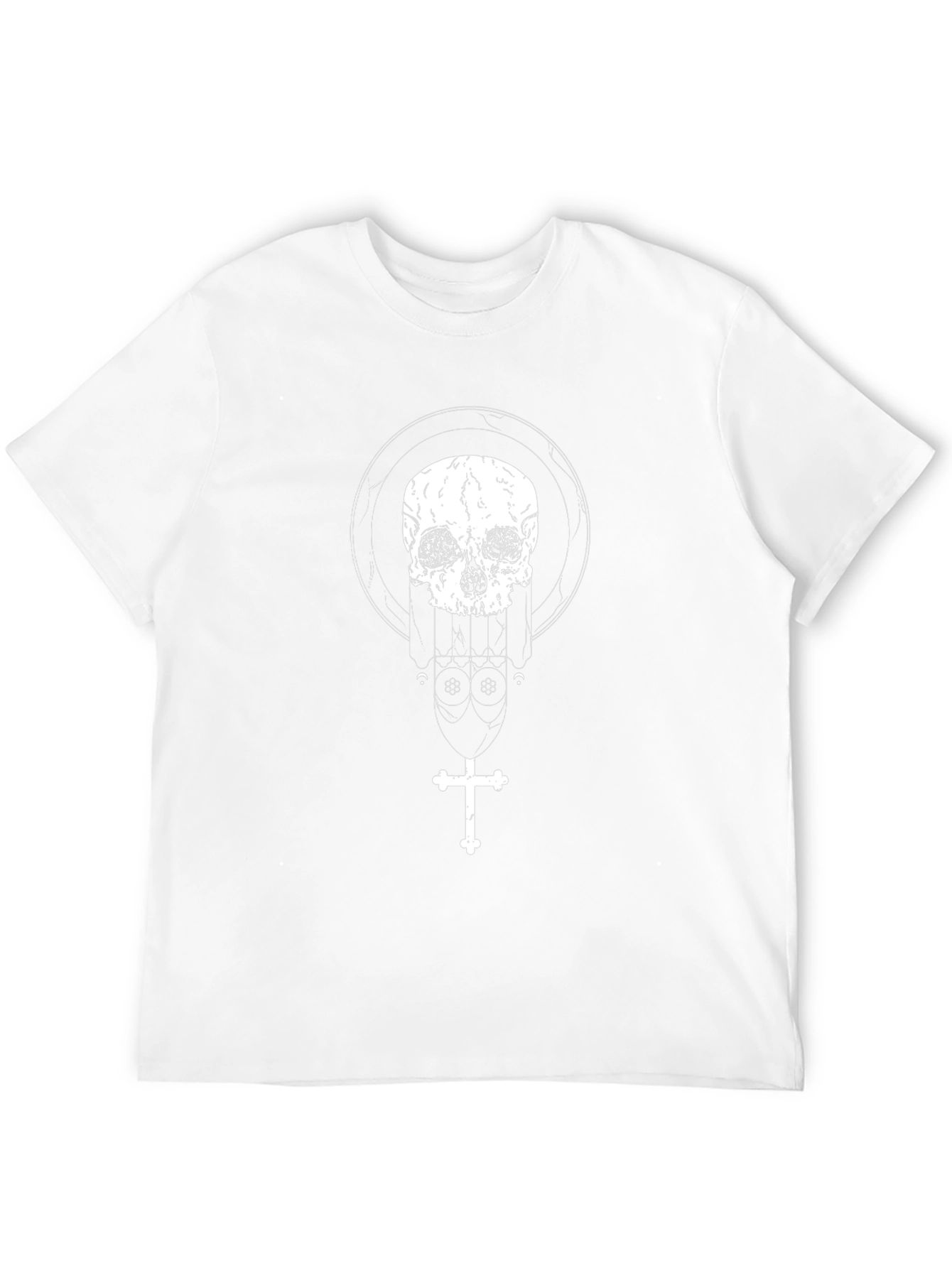 Skull & Cross Graphic Tee - Black