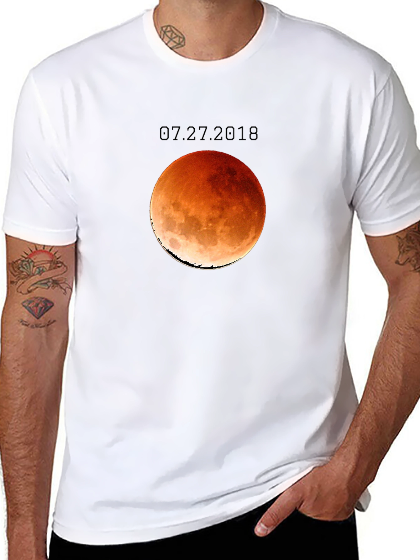Lunar Eclipse 2018 T-Shirt - Black