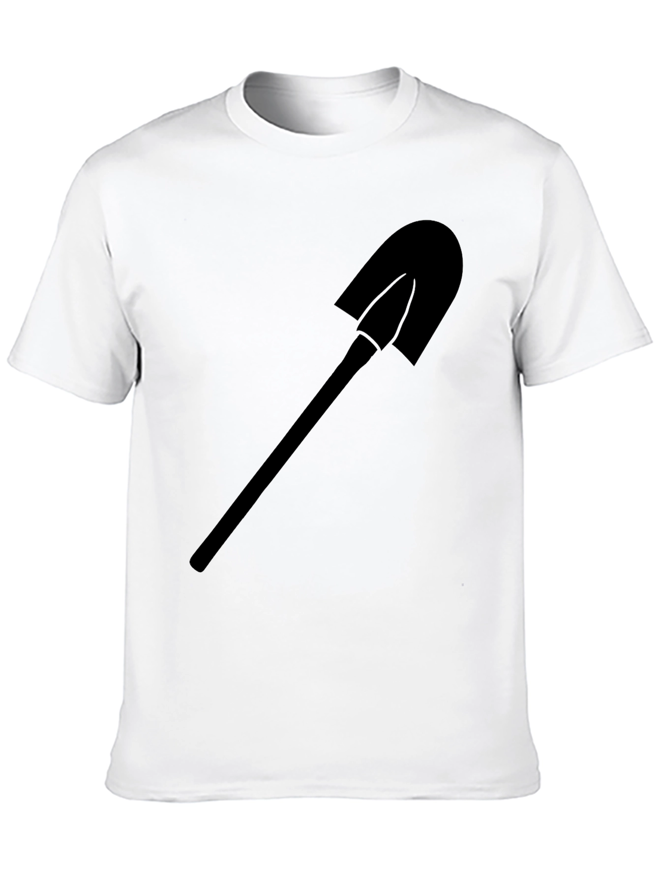 Shovel Graphic Tee - Black Cotton Blend