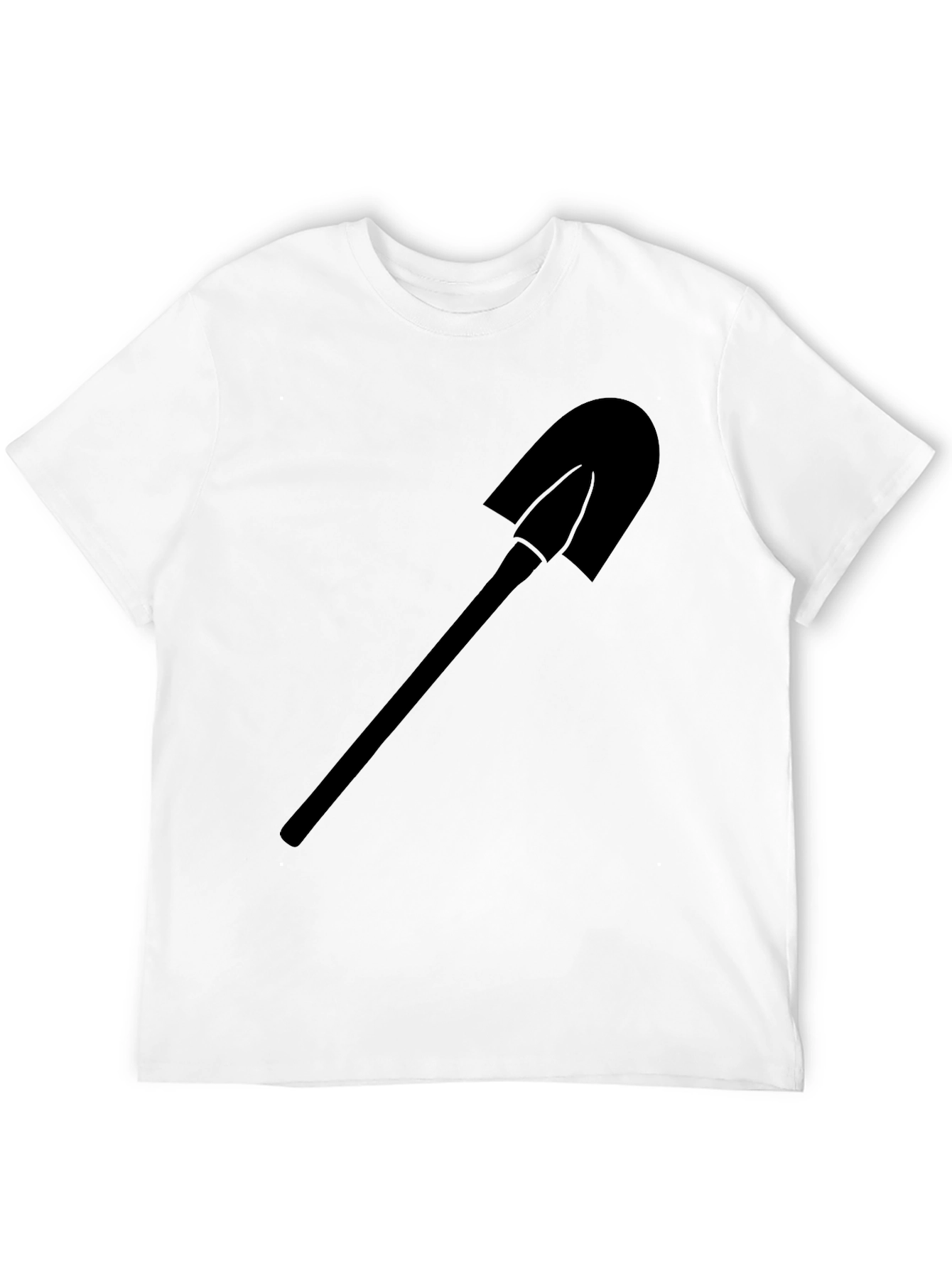 Shovel Graphic Tee - Black Cotton Blend