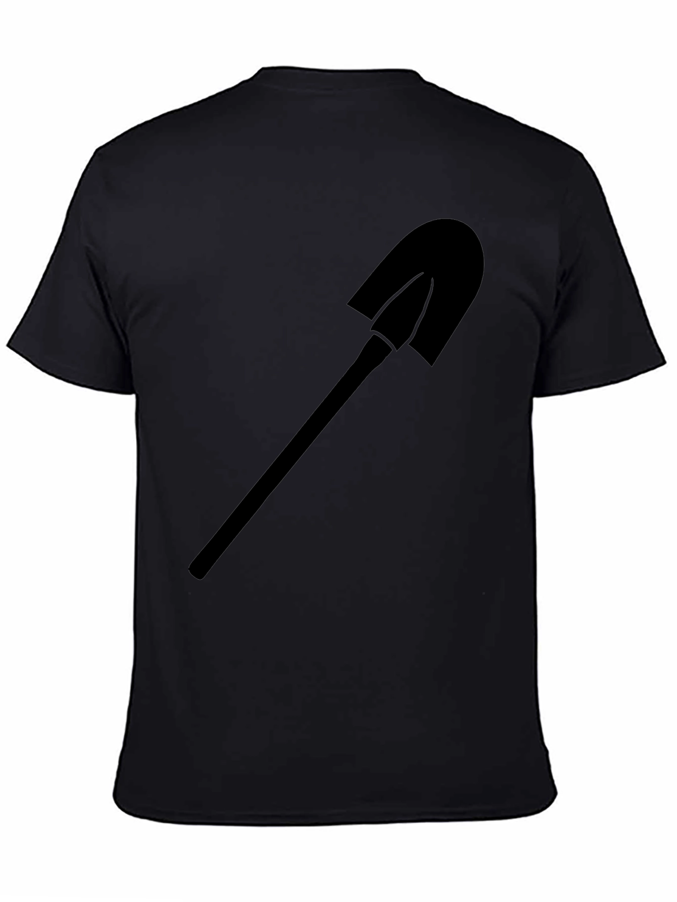 Shovel Graphic Tee - Black Cotton Blend