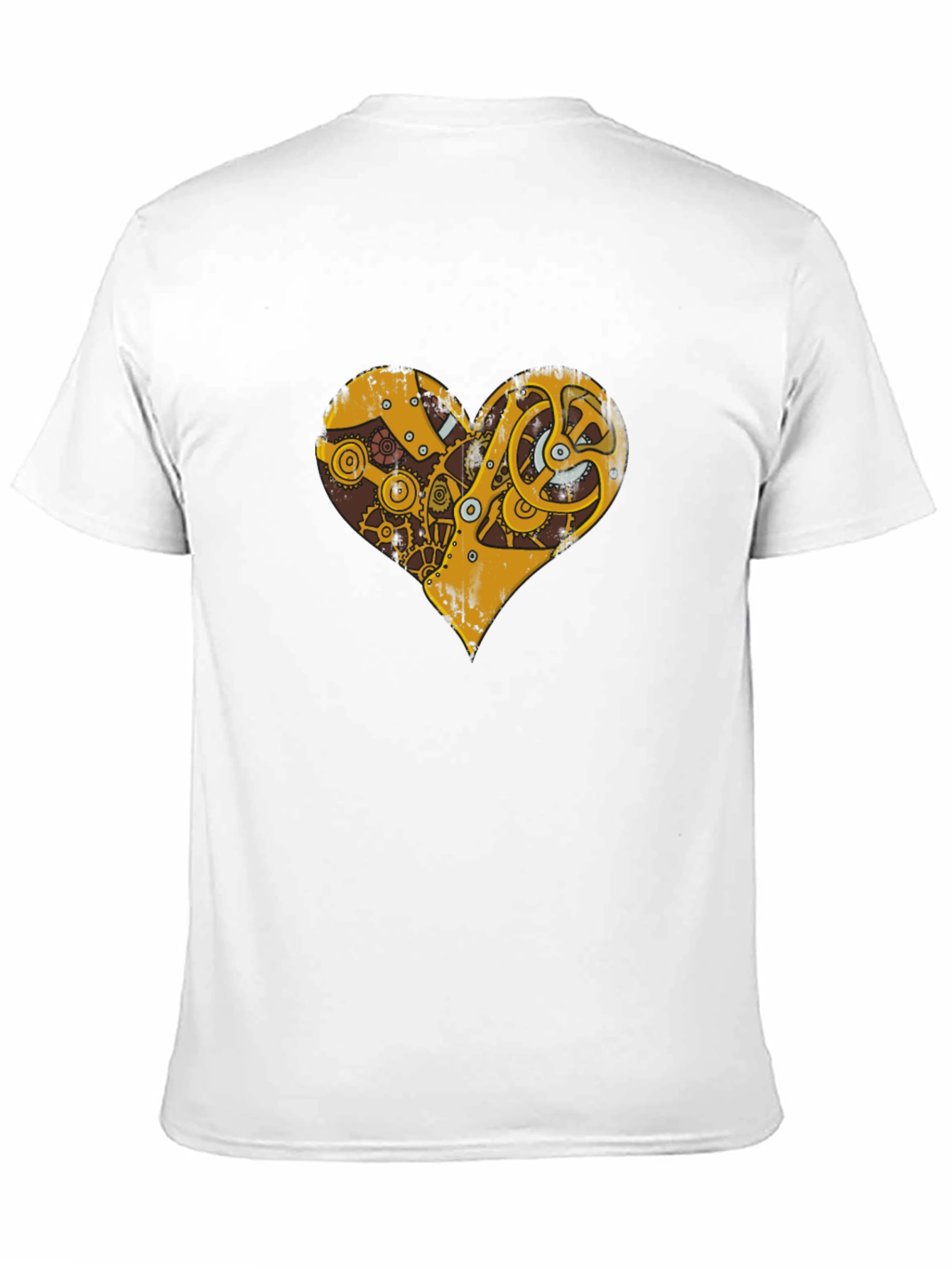 Steampunk Heart Gear Graphic T-Shirt