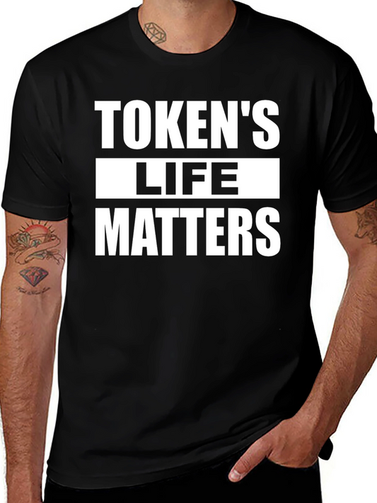 Tokens Life Matters Graphic T-Shirt - Black