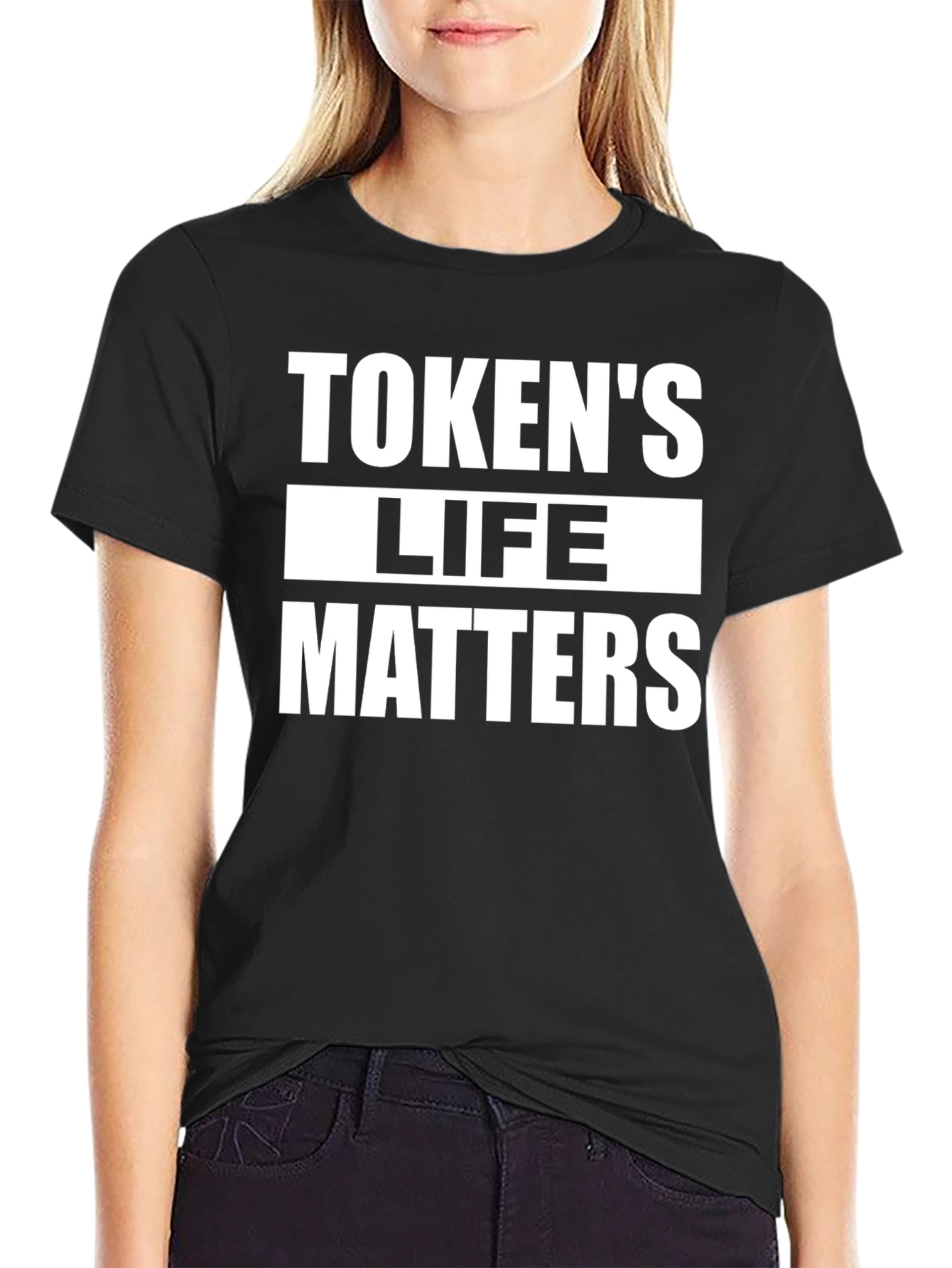 Tokens Life Matters Graphic T-Shirt - Black