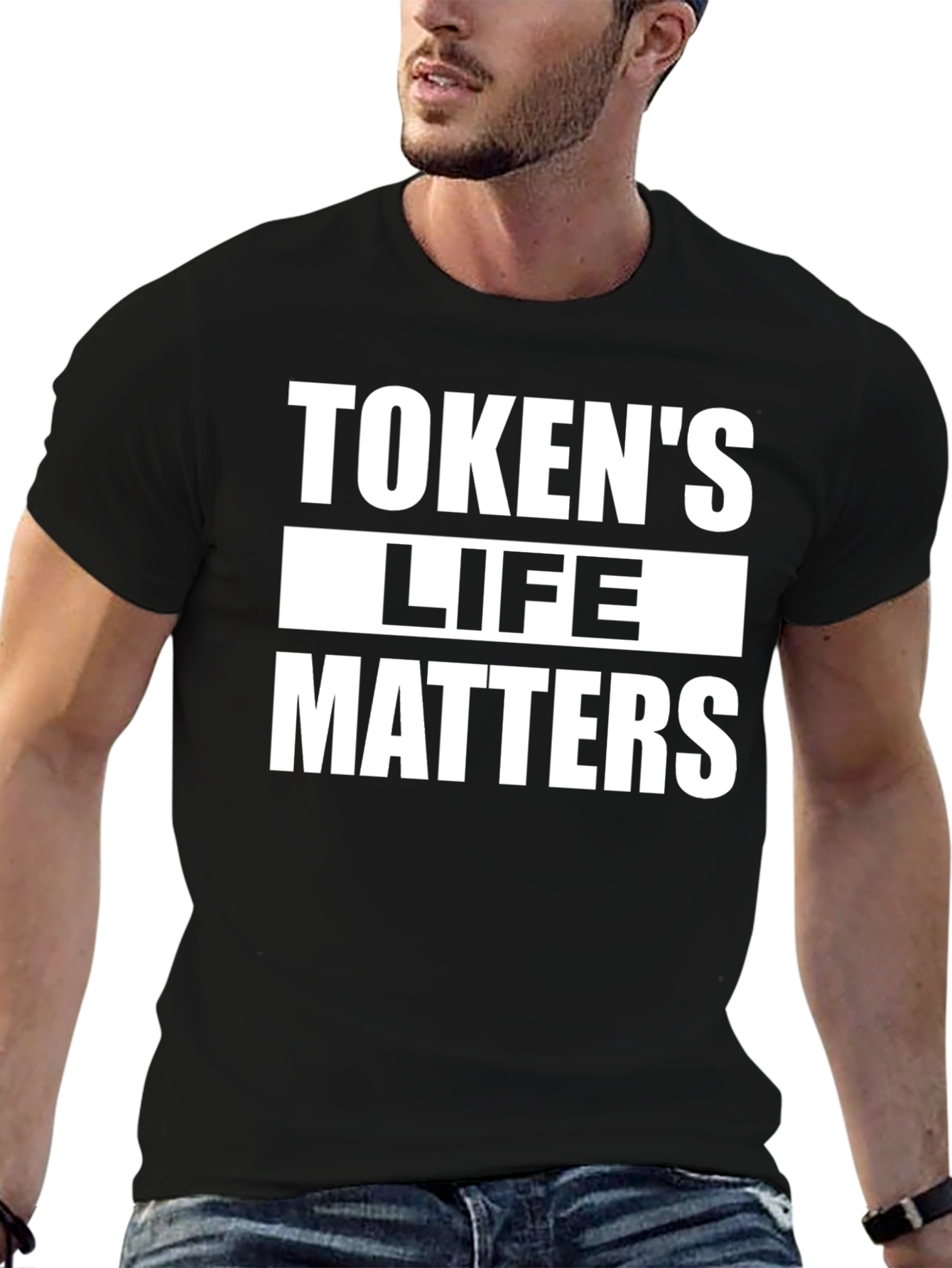 Tokens Life Matters Graphic T-Shirt - Black