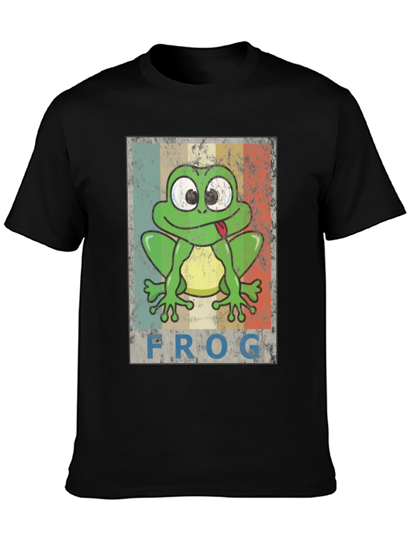 Retro Frog T-Shirt - Cute Amphibian Tee