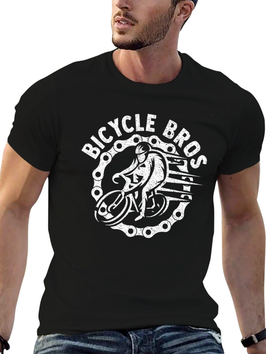 Bicycle Bros Graphic Tee - Black