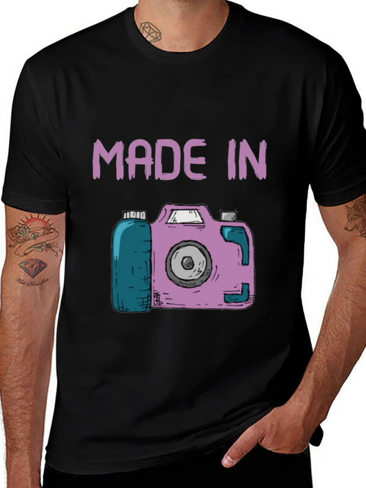 Retro Camera Graphic T-Shirt