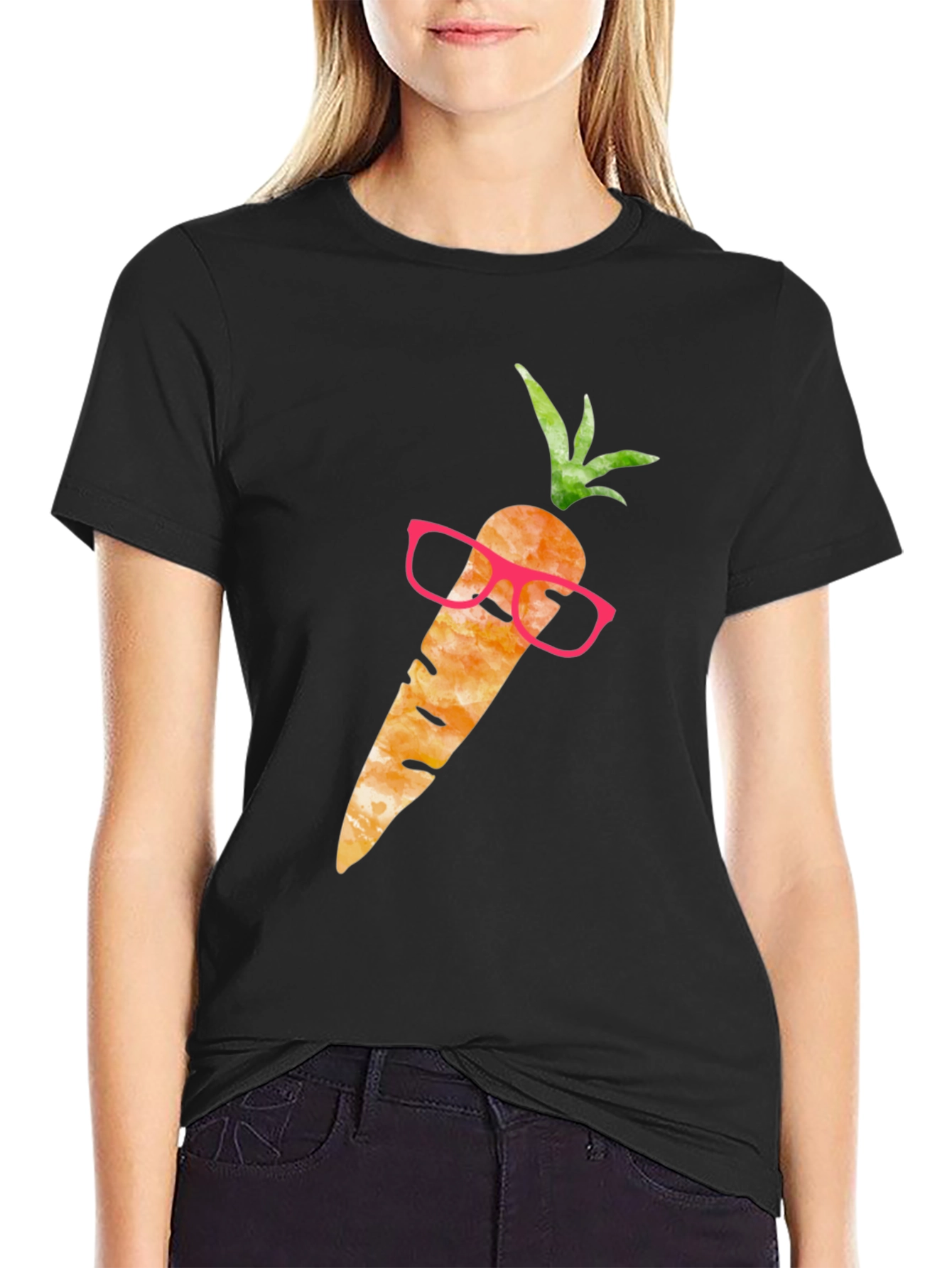 Hipster Carrot T-Shirt - Funny Foodie Tee