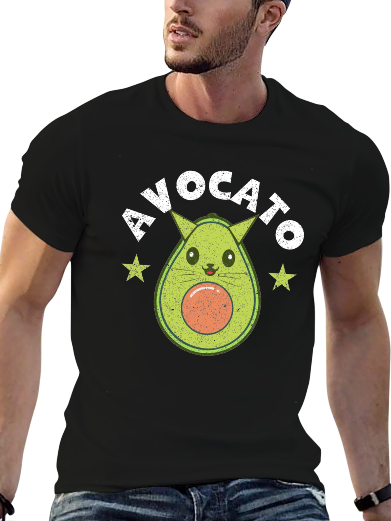 Avocato T-Shirt - Cute Avocado Cat Graphic Tee