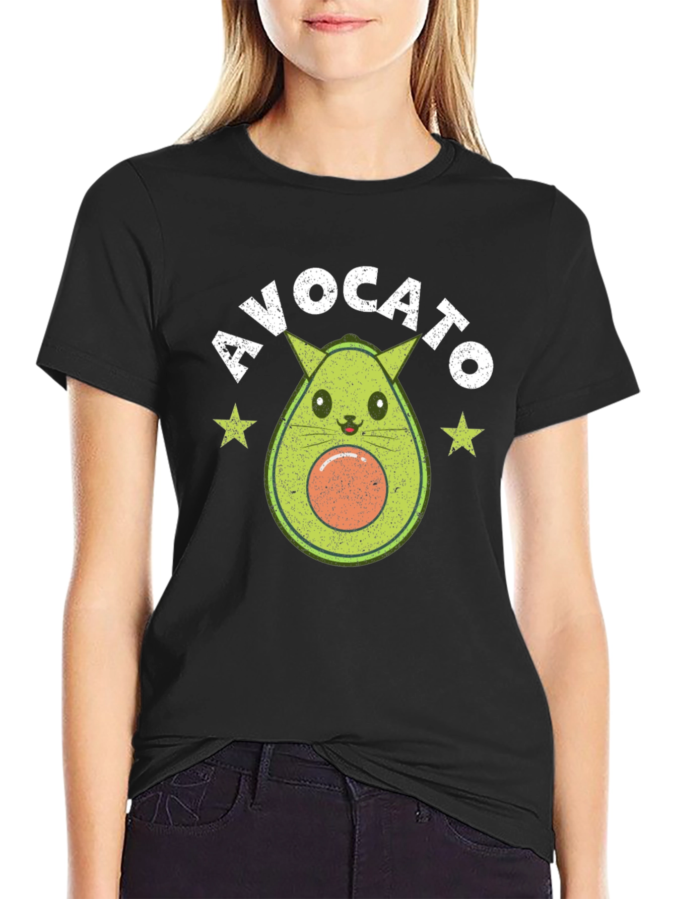 Avocato T-Shirt - Cute Avocado Cat Graphic Tee