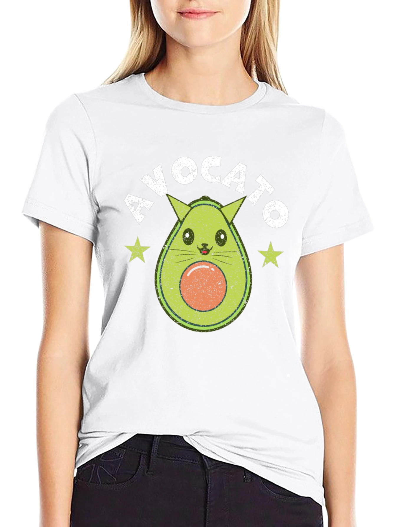 Avocato T-Shirt - Cute Avocado Cat Graphic Tee